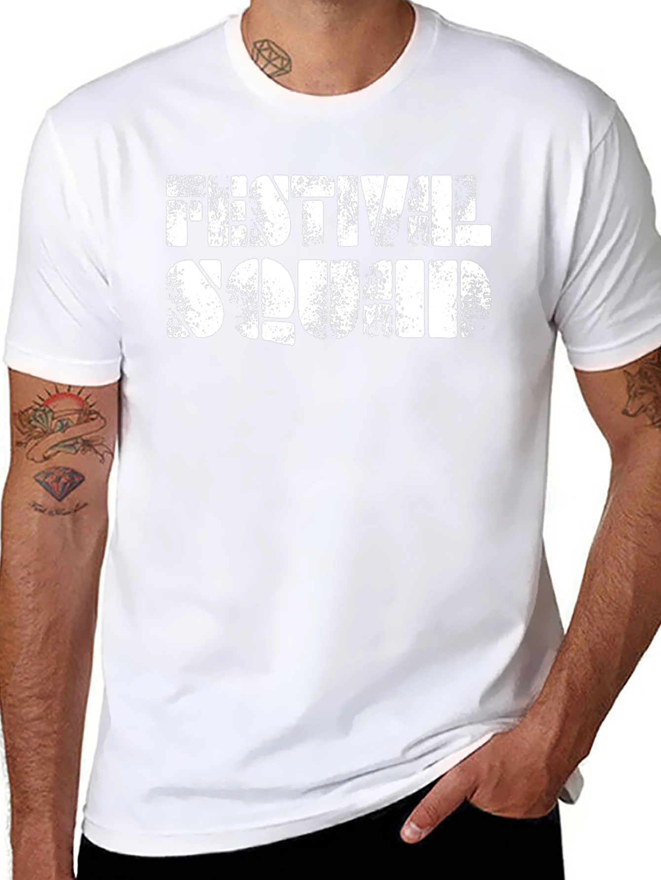Festival Squad Graphic Crewneck T-Shirt
