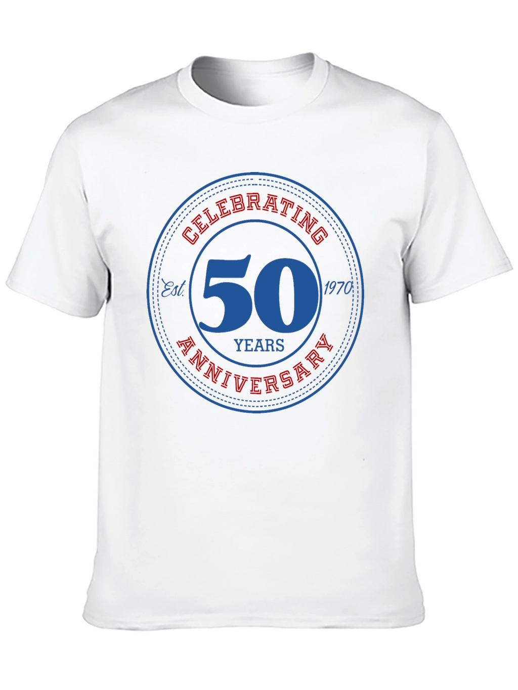 50th Anniversary T-Shirt - Black Cotton Blend Tee