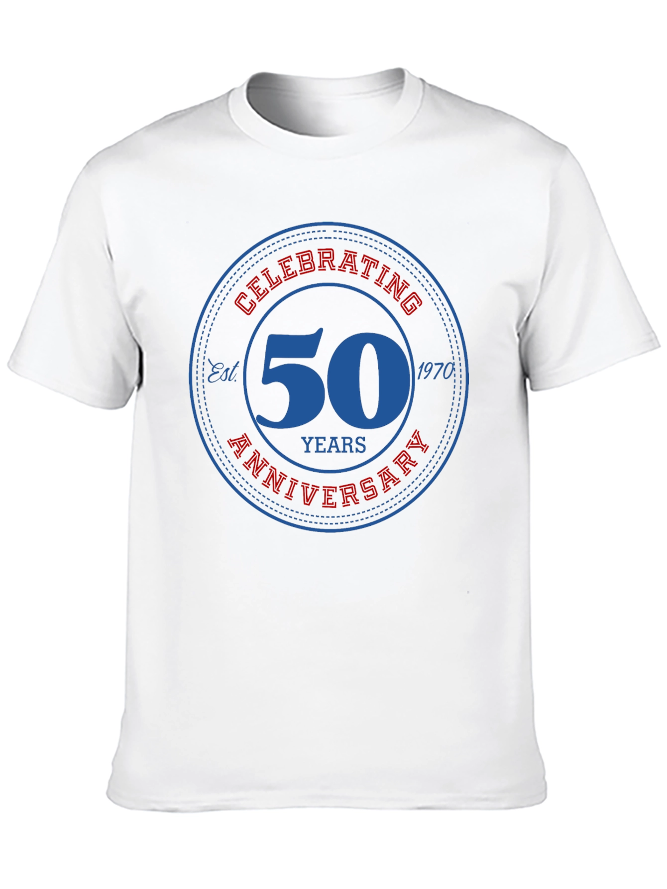 50th Anniversary T-Shirt - Black Cotton Blend Tee