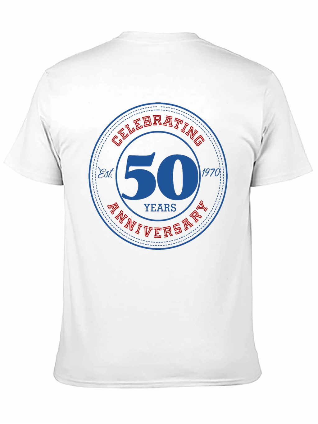 50th Anniversary T-Shirt - Black Cotton Blend Tee