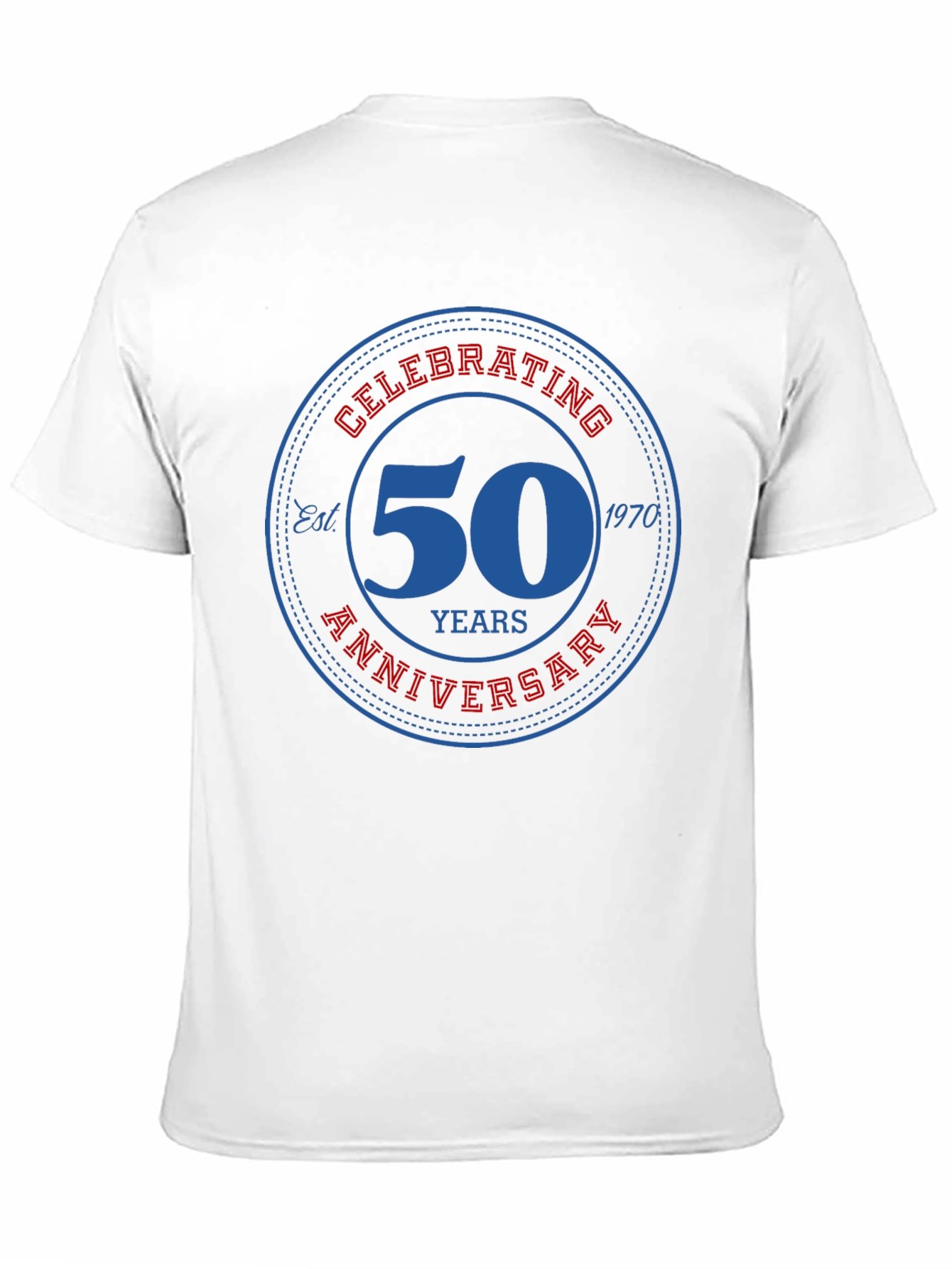 50th Anniversary T-Shirt - Black Cotton Blend Tee