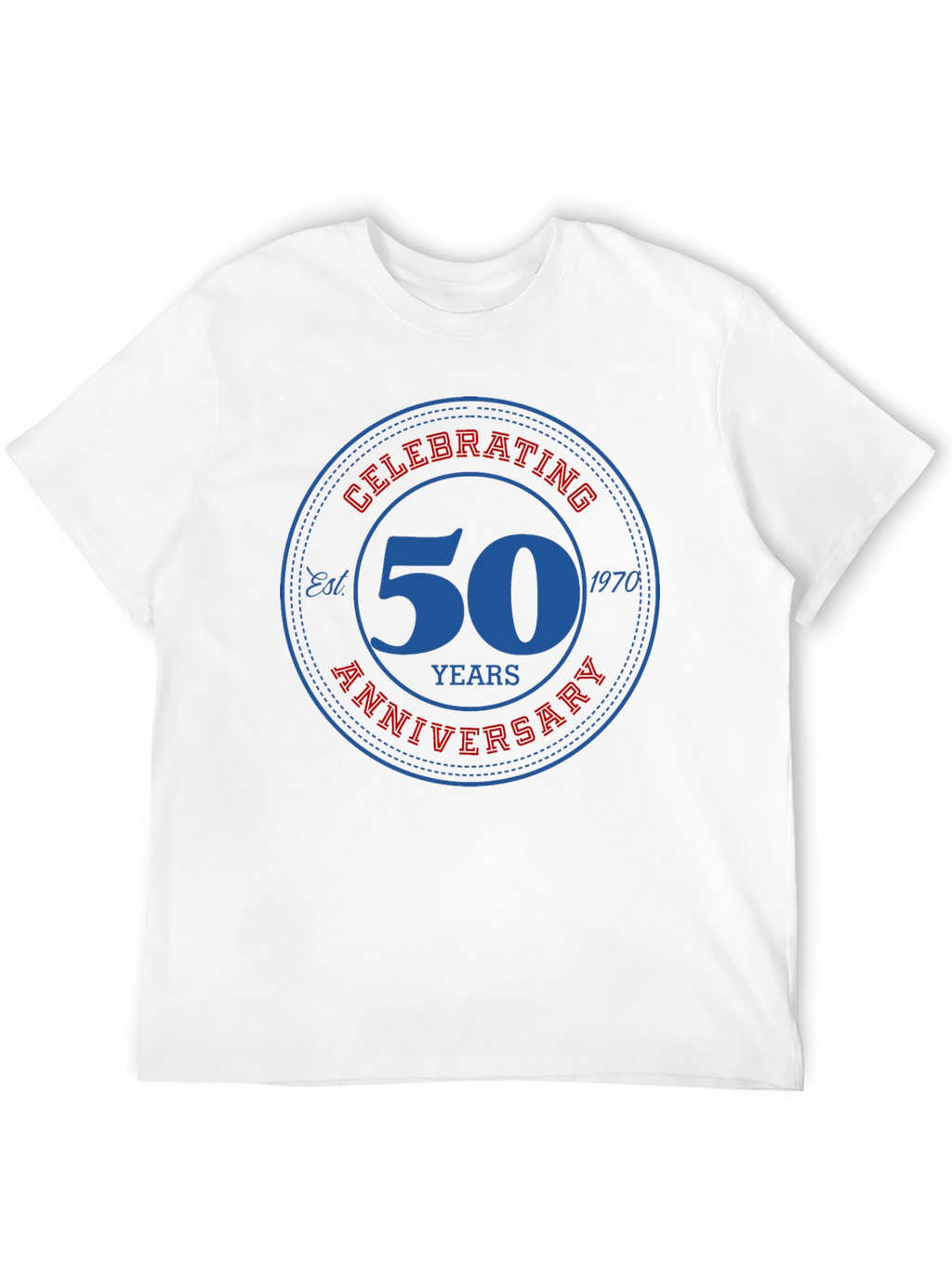 50th Anniversary T-Shirt - Black Cotton Blend Tee