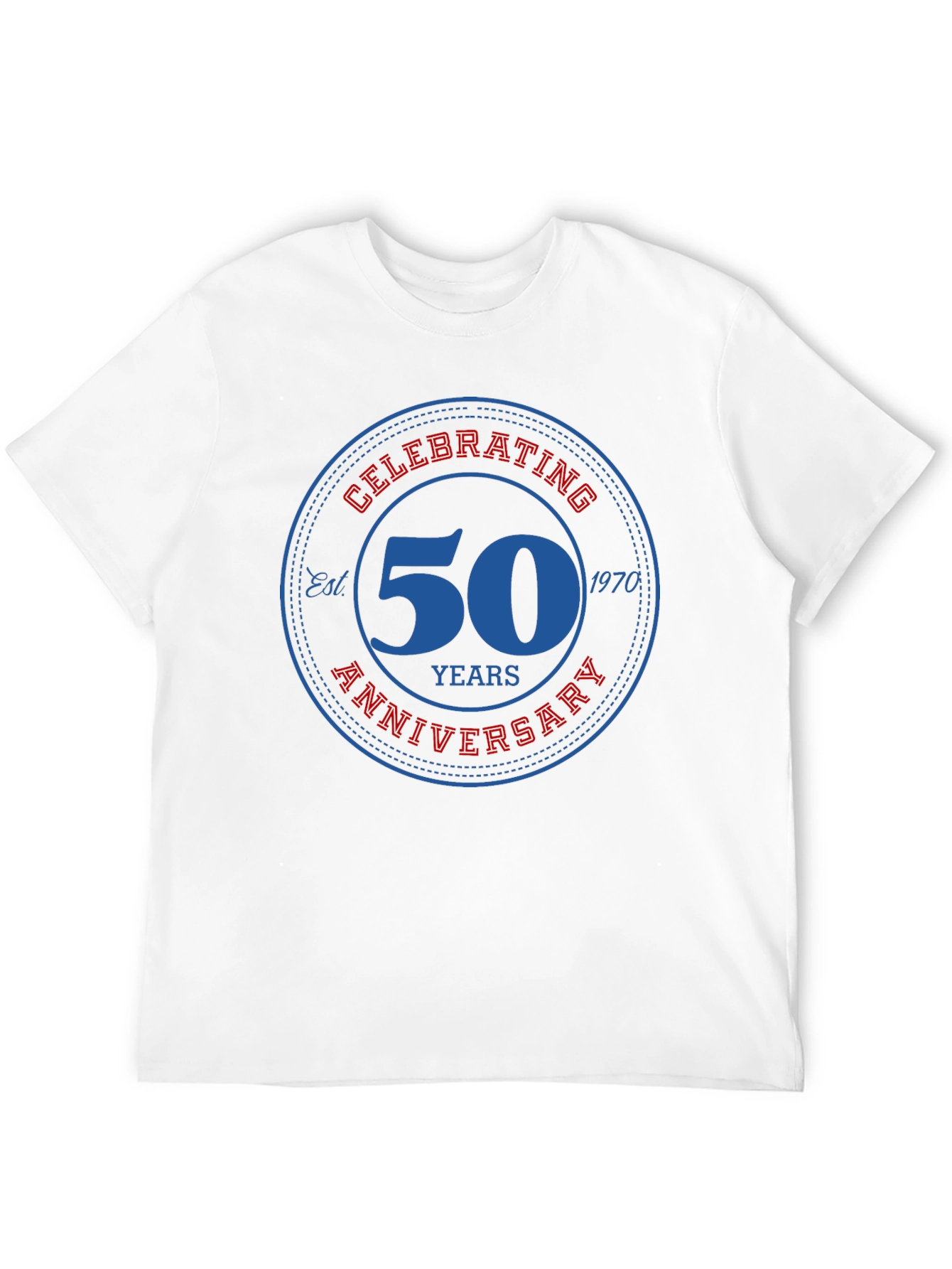 50th Anniversary T-Shirt - Black Cotton Blend Tee
