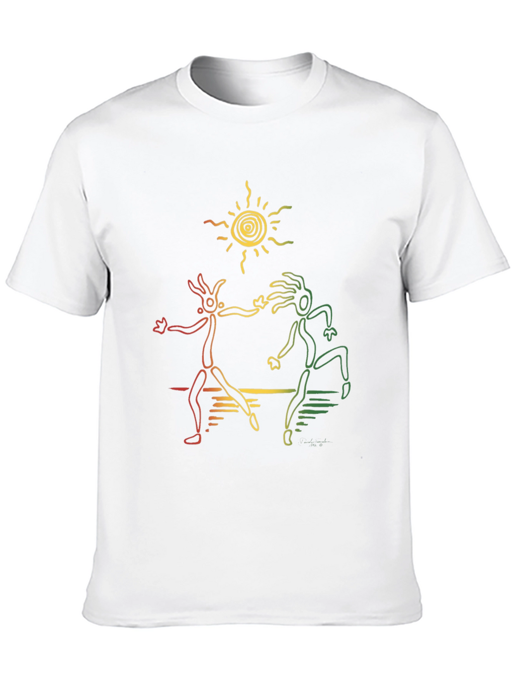 Rasta Dancers Black T-Shirt