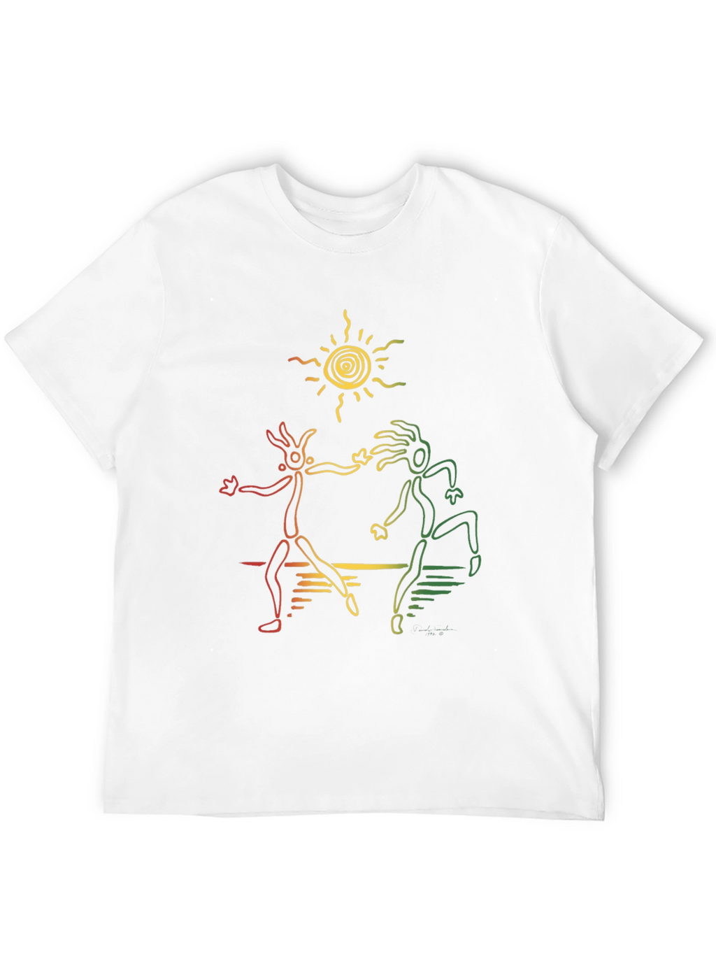 Rasta Dancers Black T-Shirt