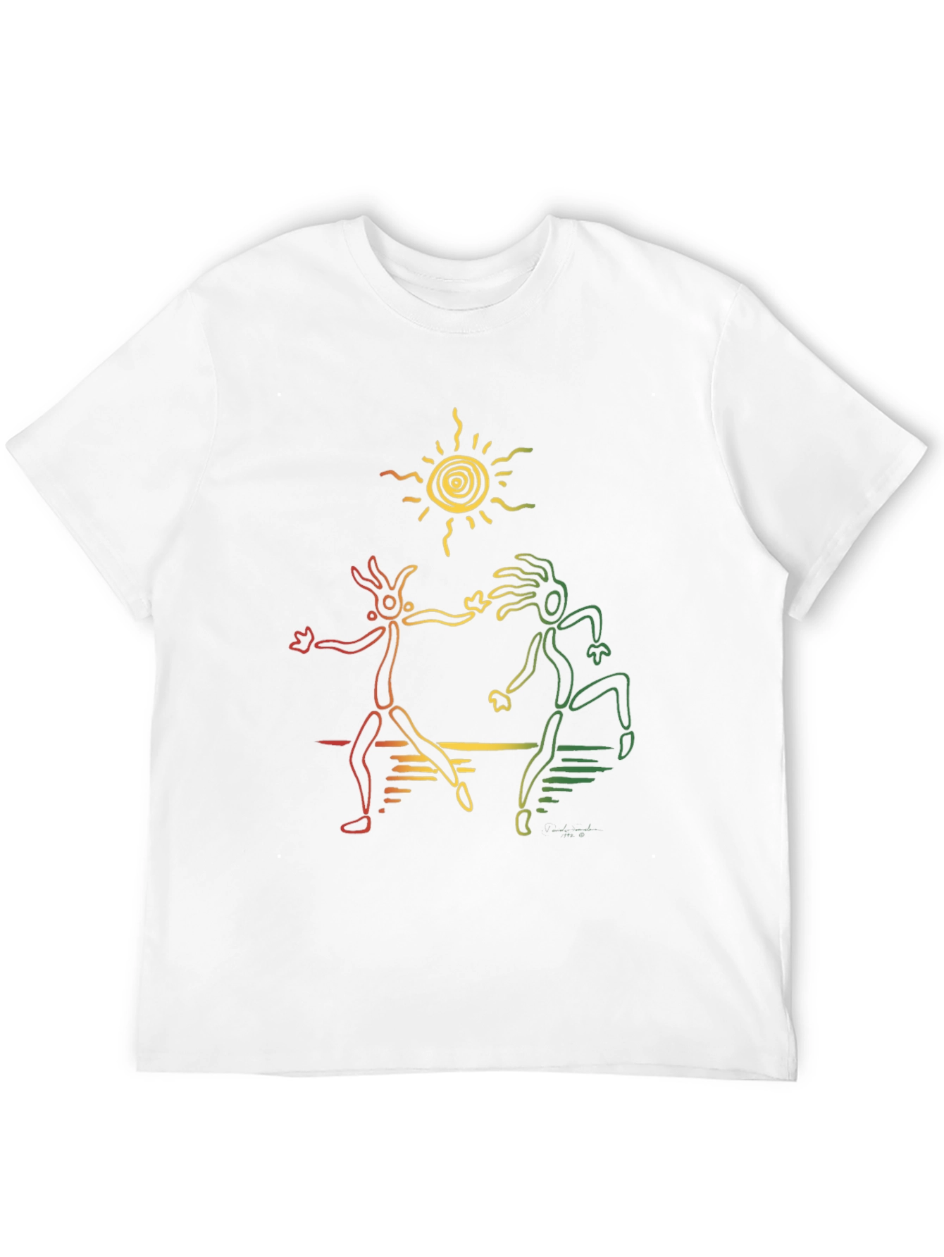 Rasta Dancers Black T-Shirt