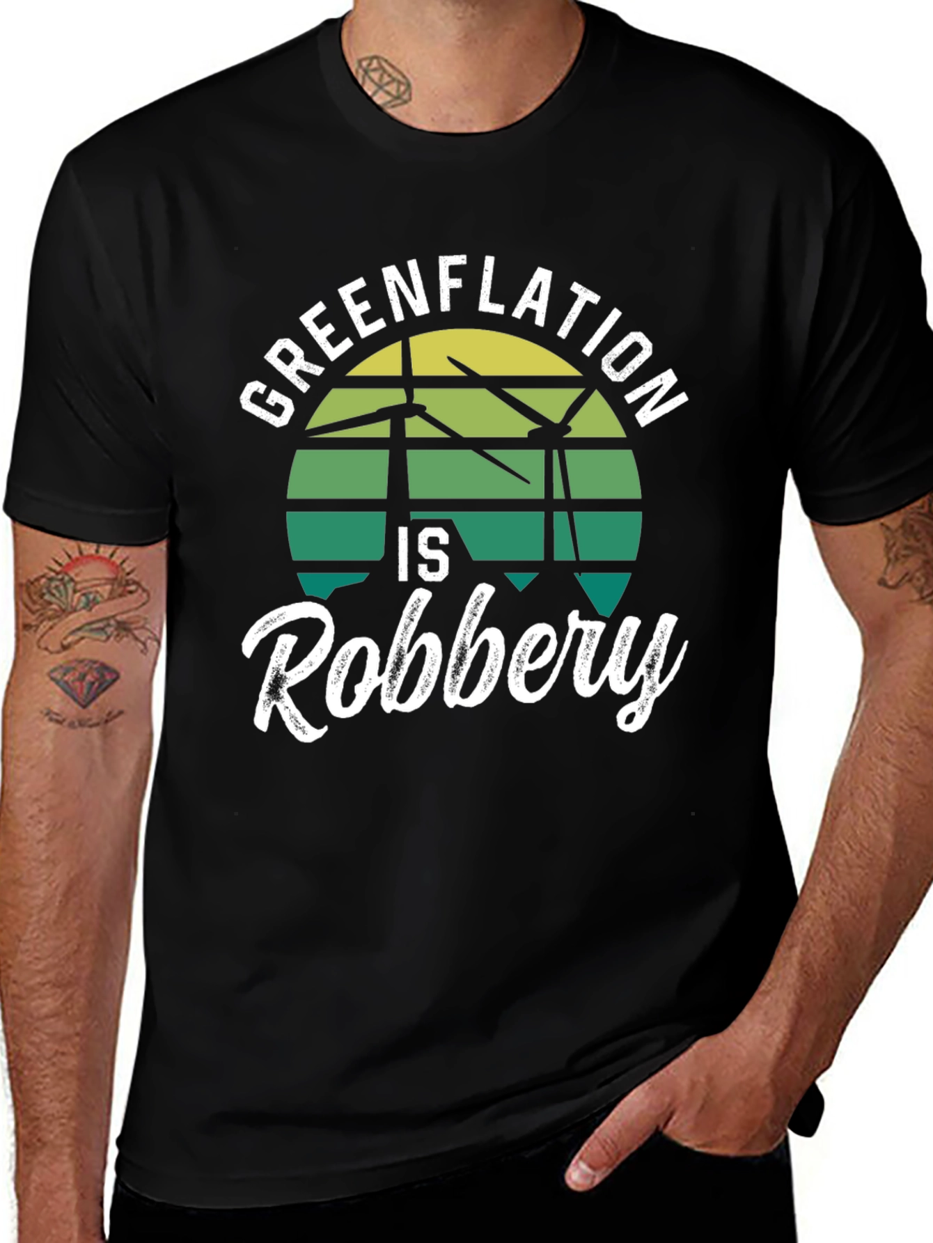 Greenflation is Robbery Graphic T-Shirt