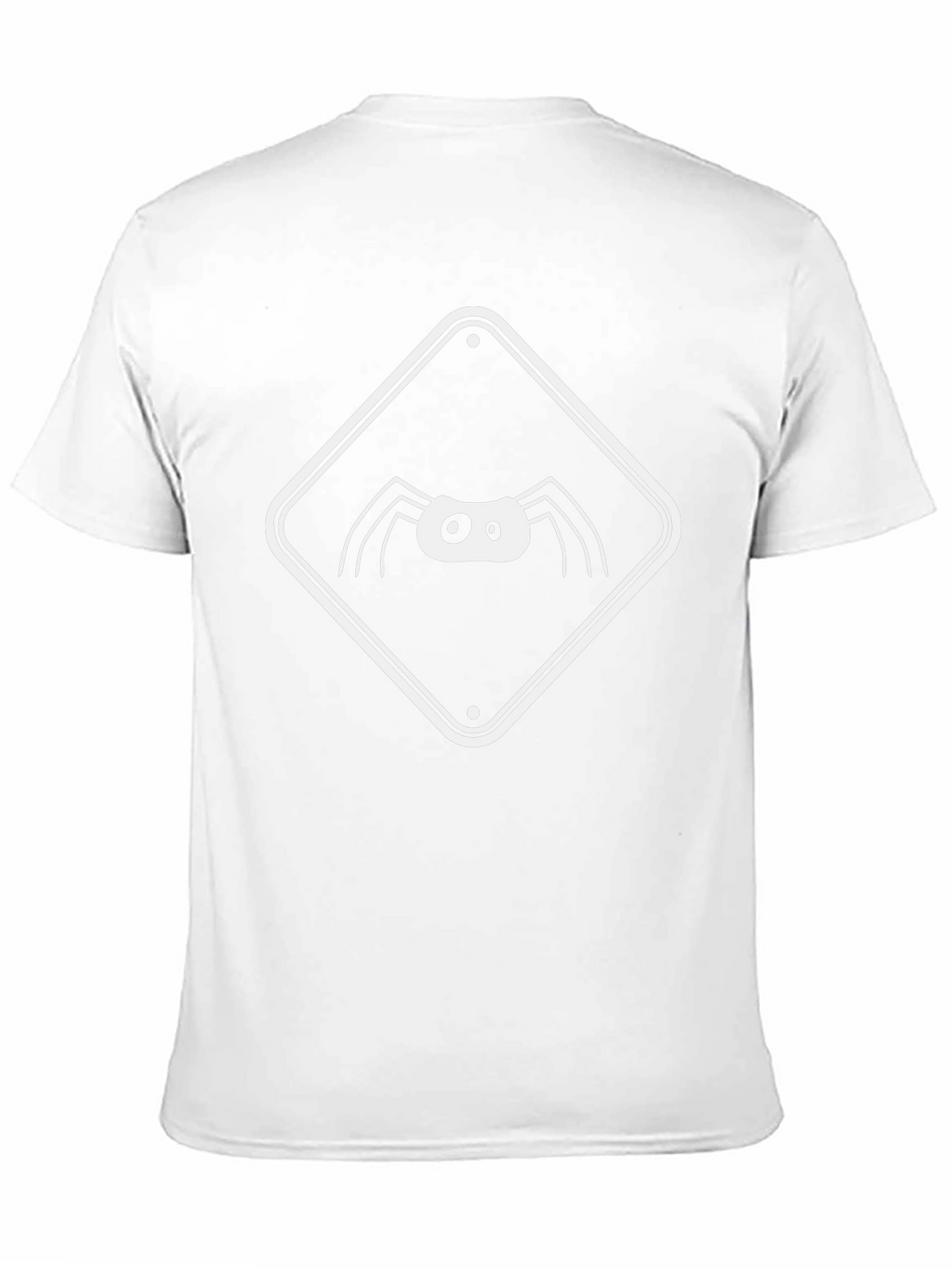 Spider Warning Sign Graphic Tee