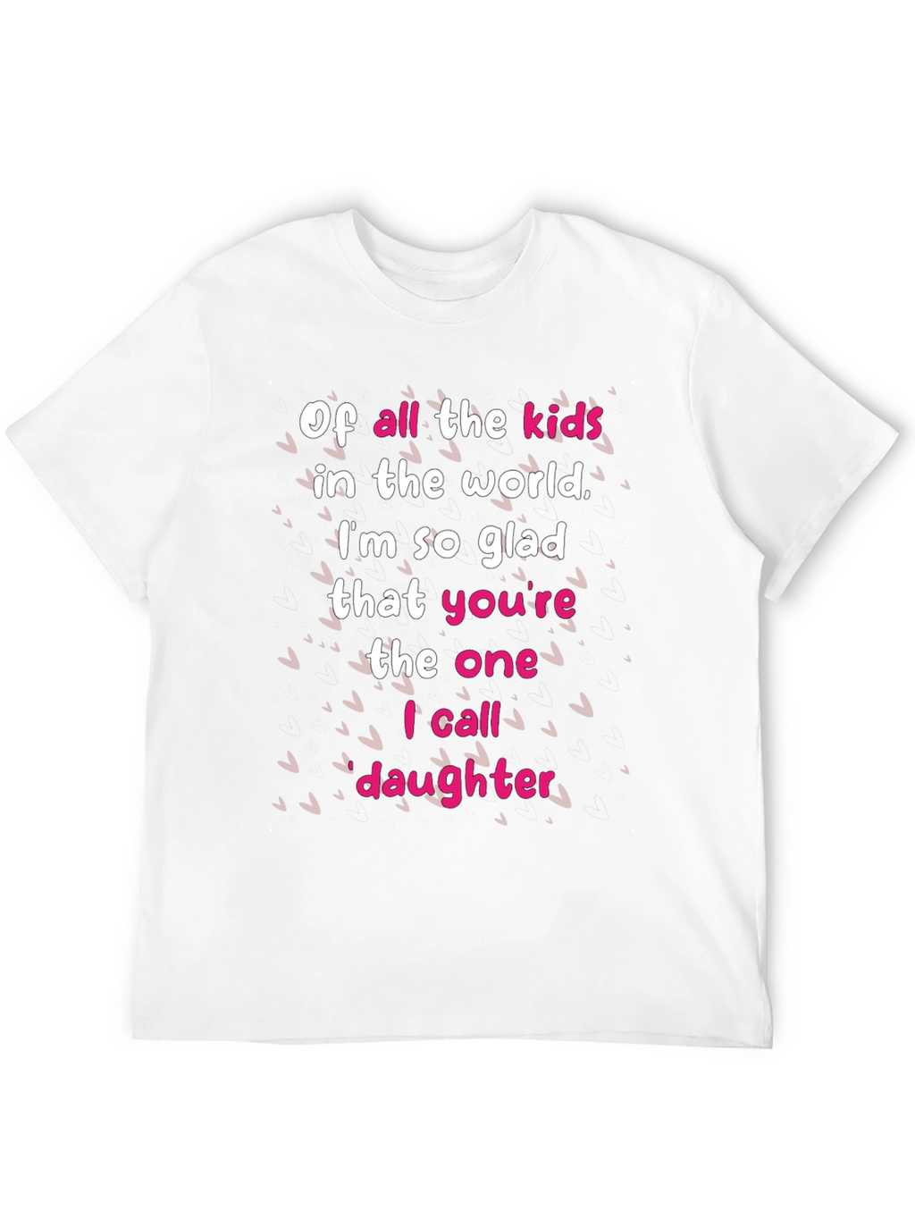 Fathers Day Daughter Graphic T-Shirt
