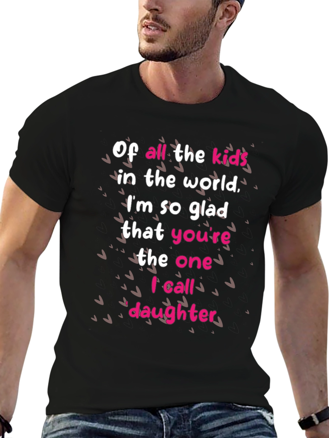 Fathers Day Daughter Graphic T-Shirt