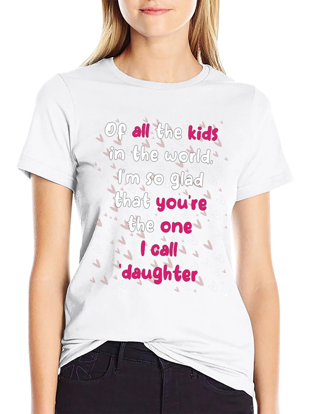 Fathers Day Daughter Graphic T-Shirt