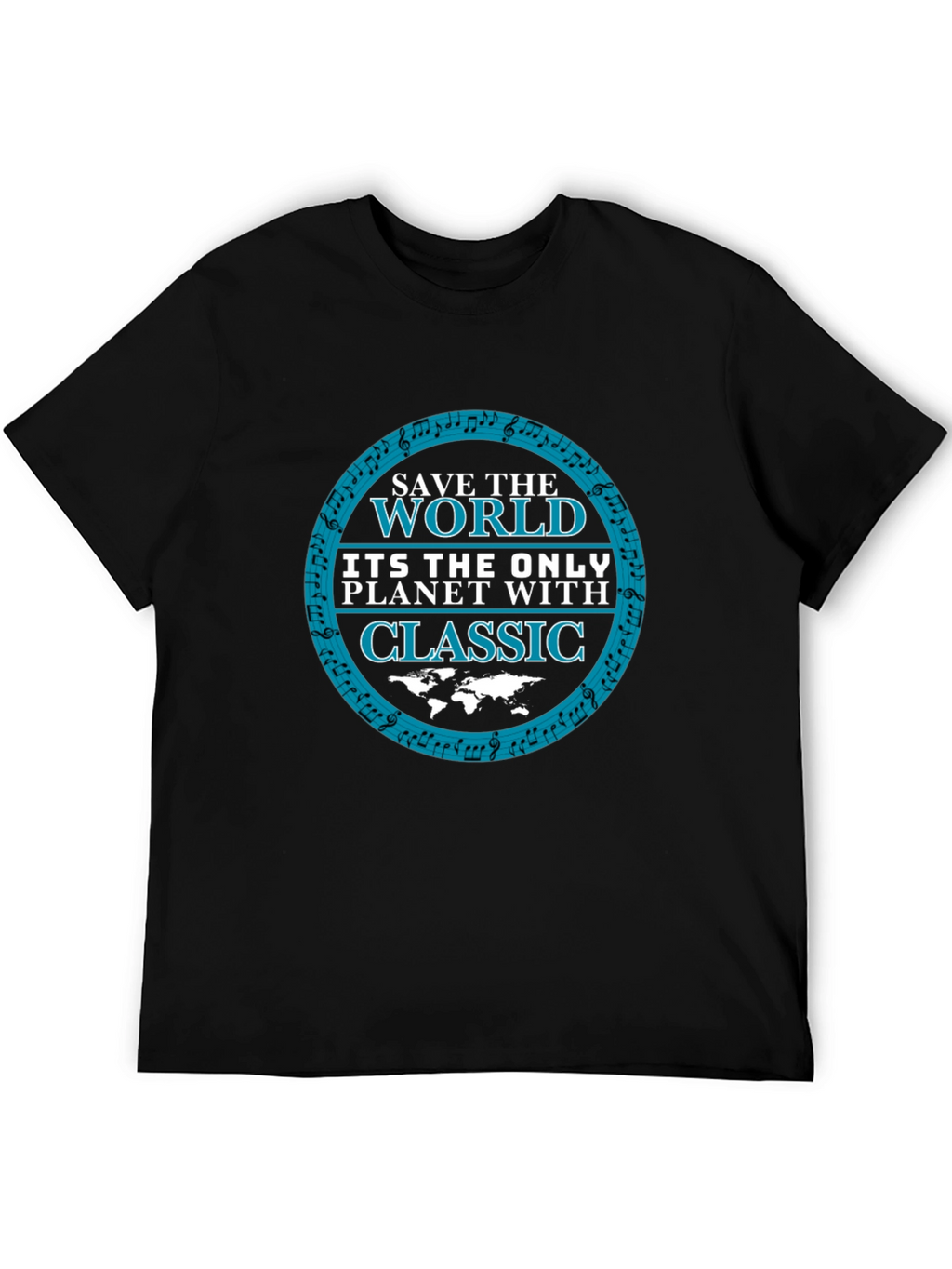 Save The World Classic Music Tee