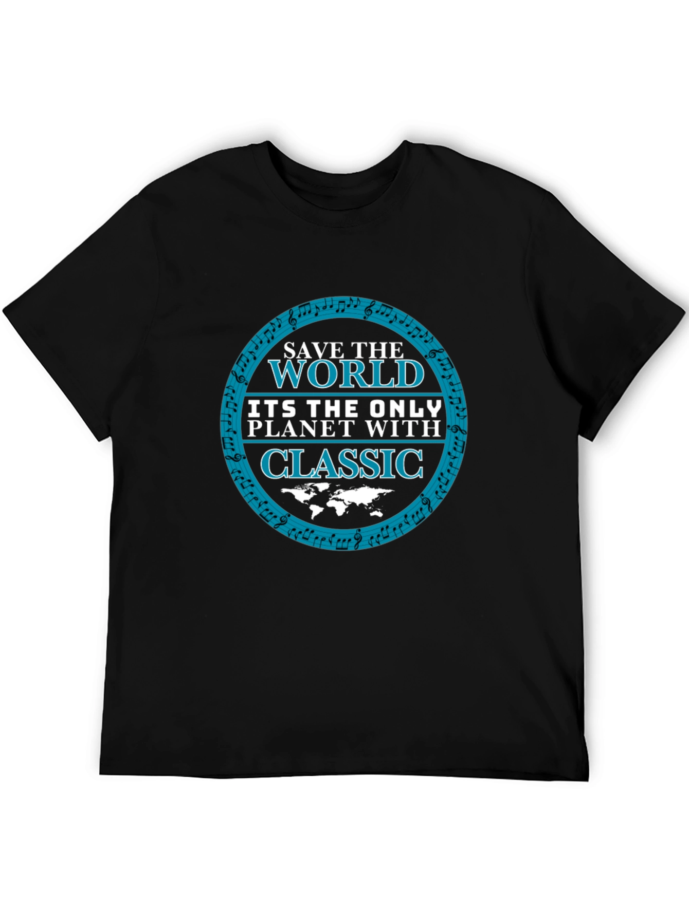 Save The World Classic Music Tee