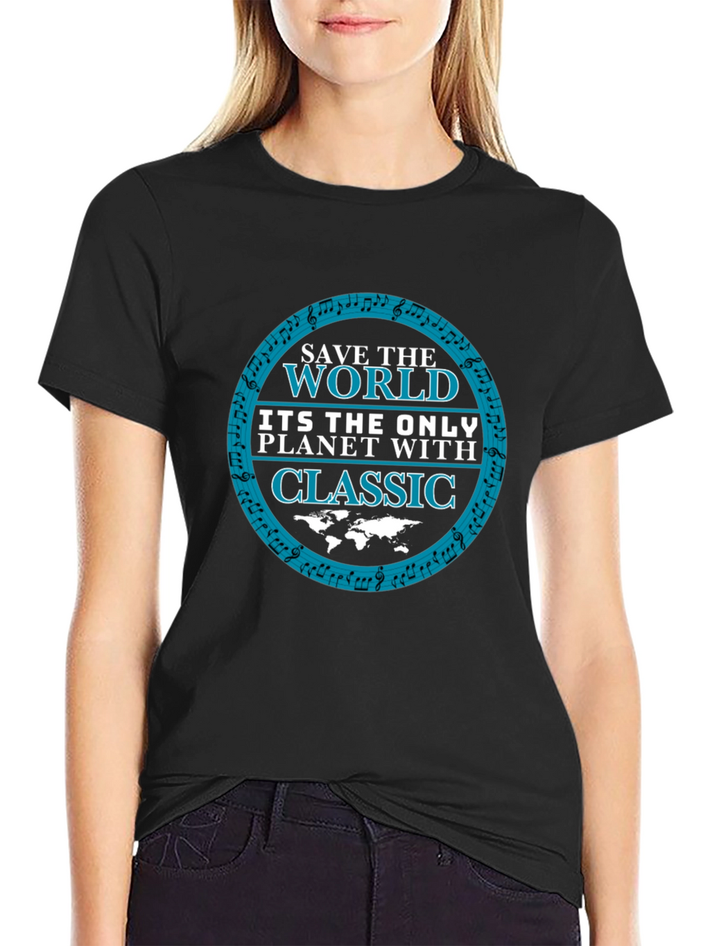 Save The World Classic Music Tee