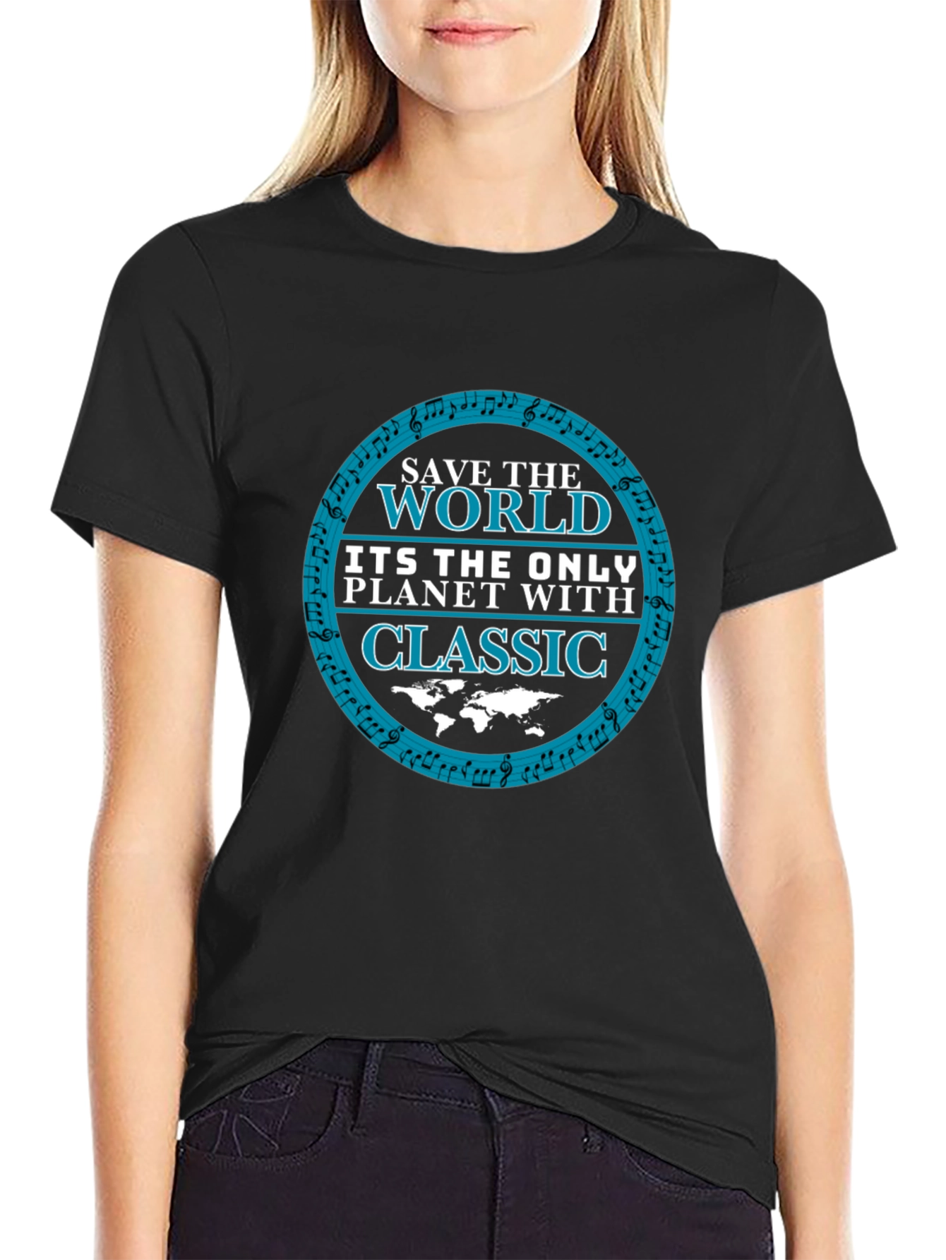 Save The World Classic Music Tee