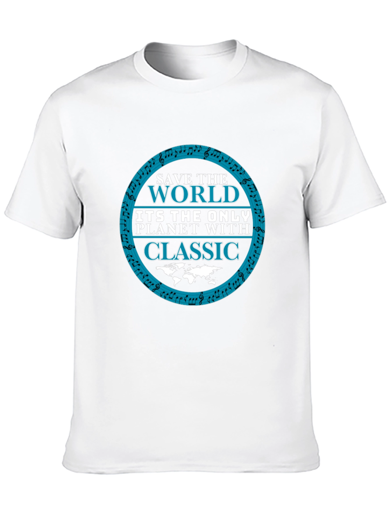 Save The World Classic Music Tee