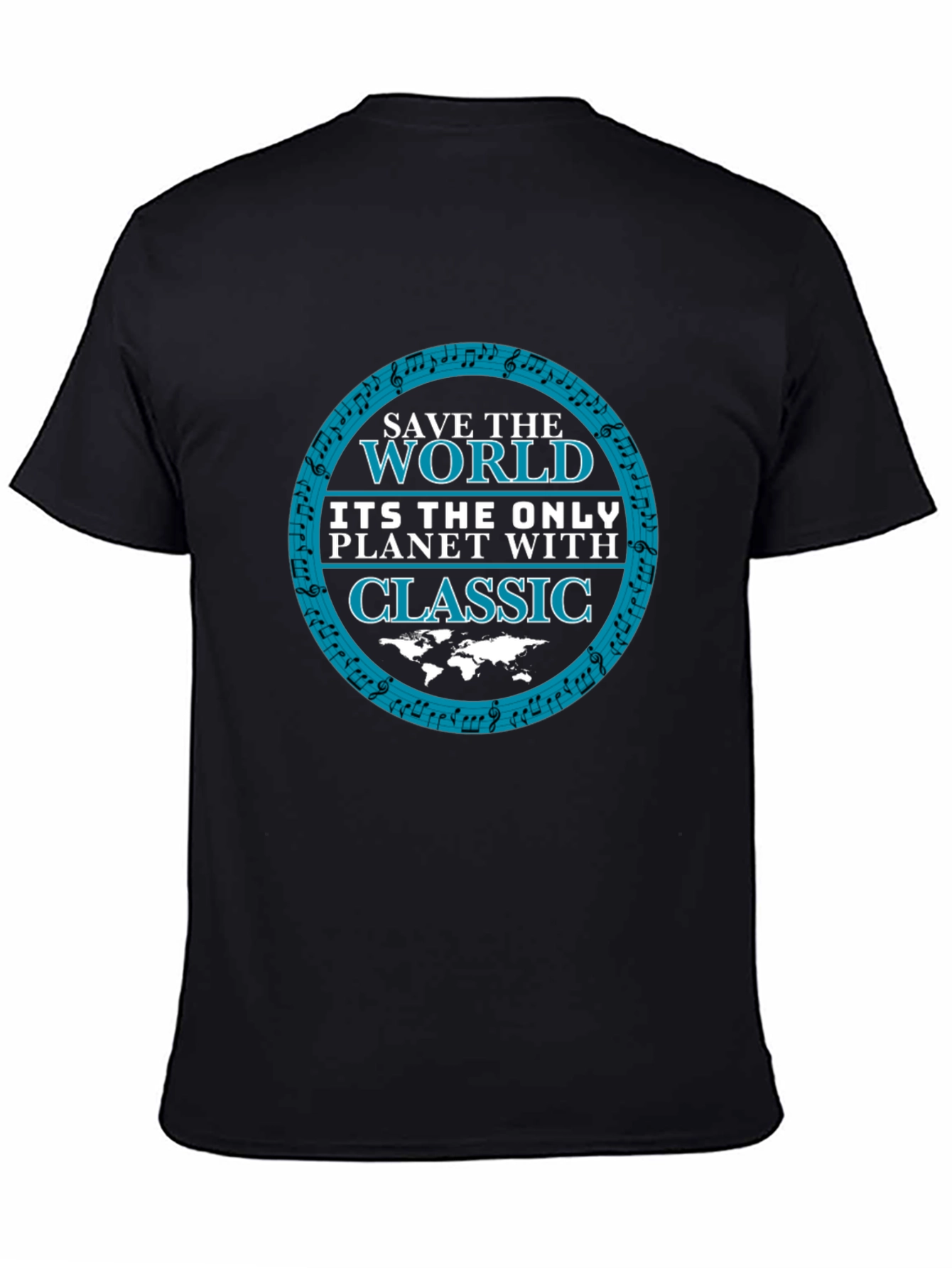 Save The World Classic Music Tee