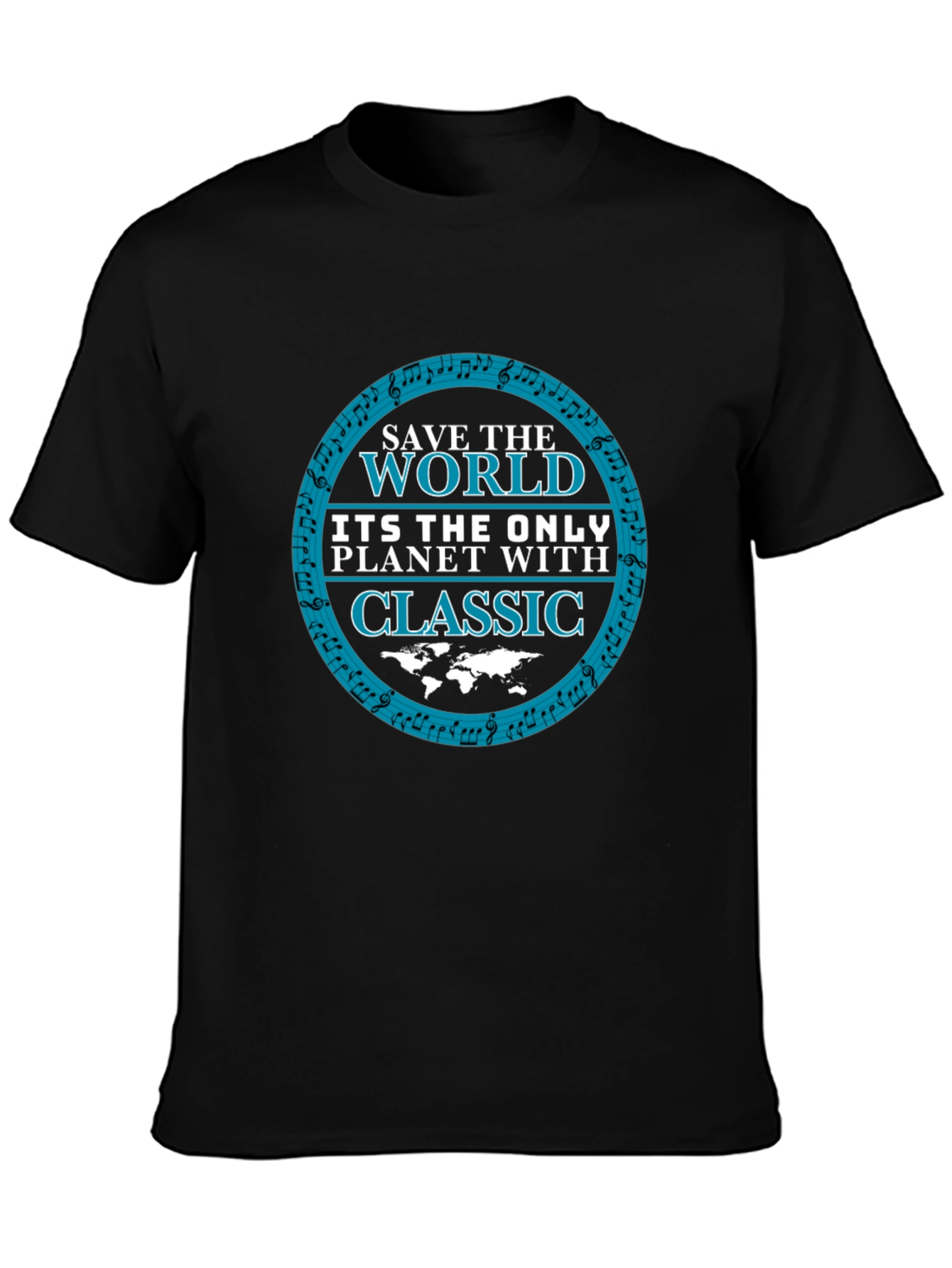 Save The World Classic Music Tee