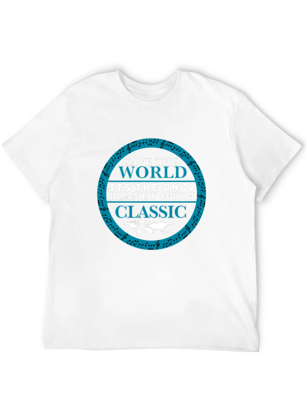 Save The World Classic Music Tee