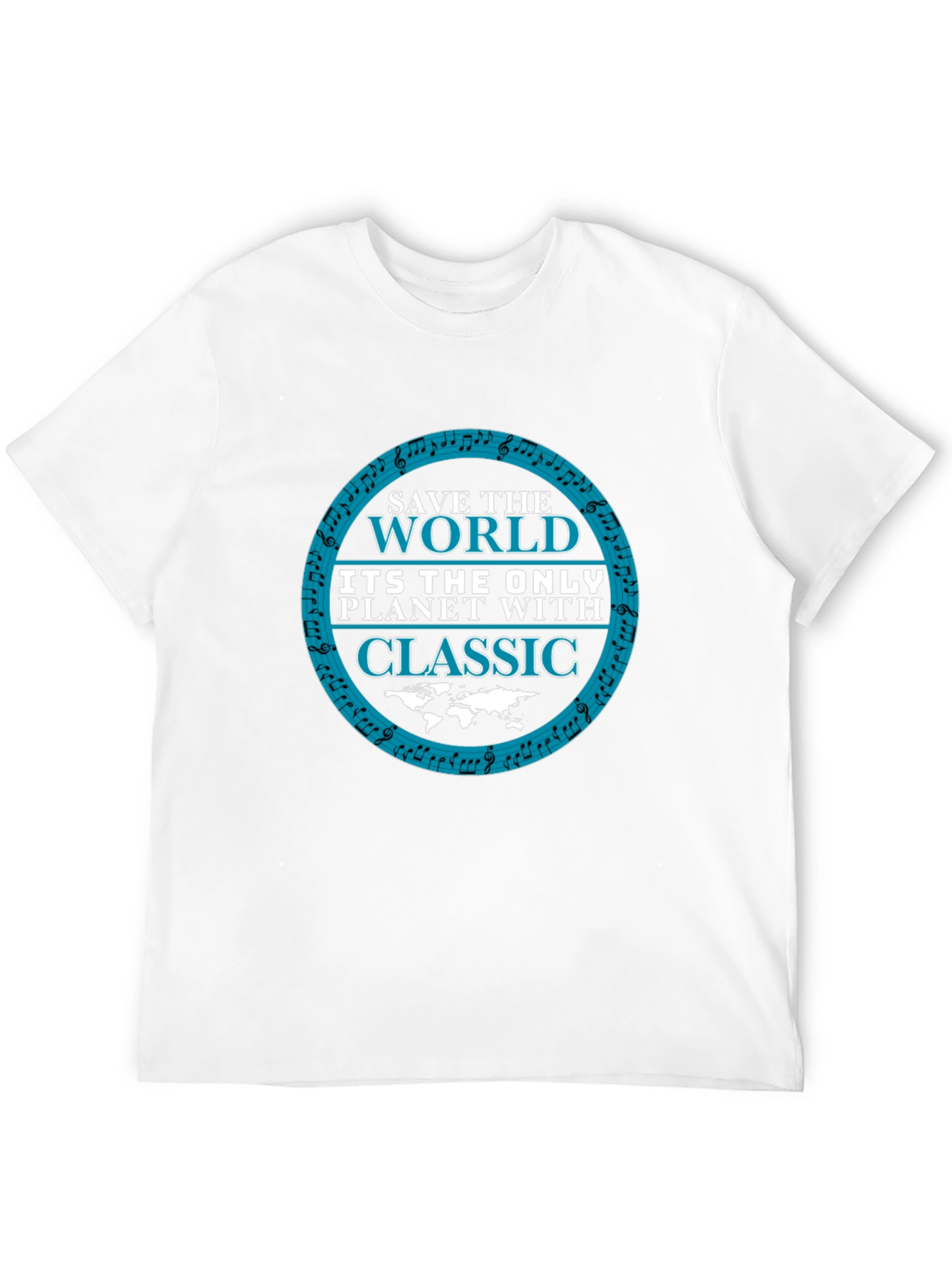 Save The World Classic Music Tee