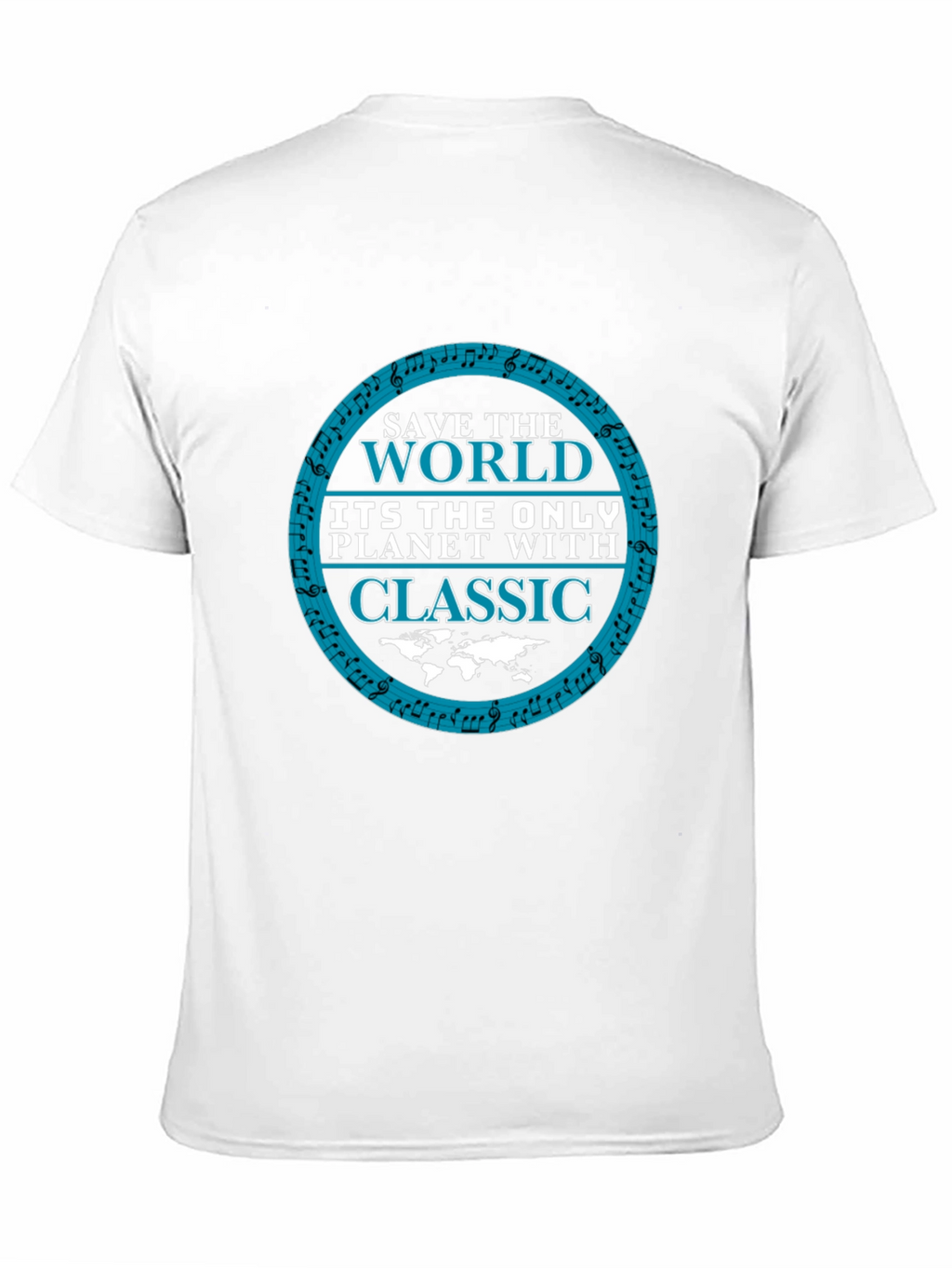 Save The World Classic Music Tee