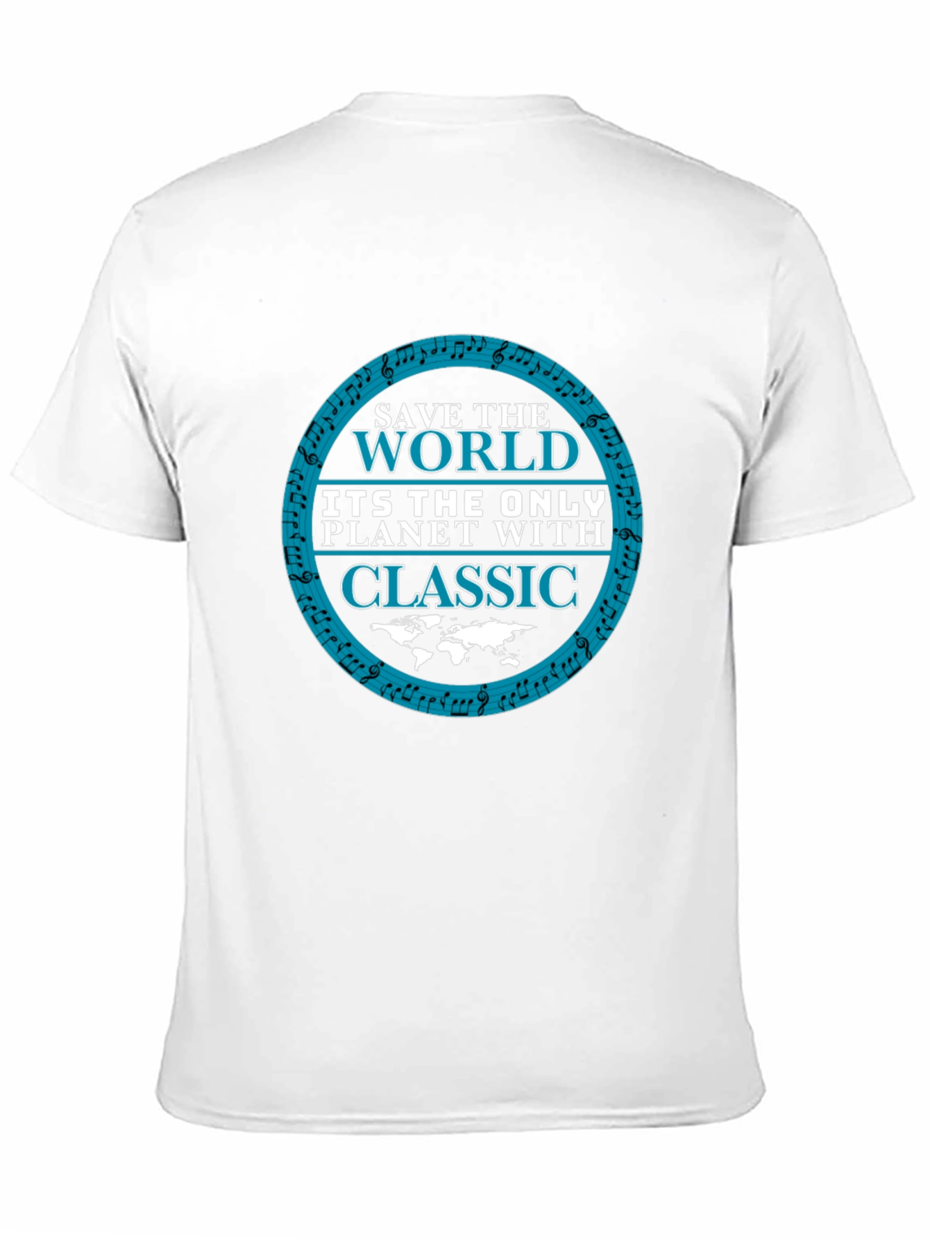 Save The World Classic Music Tee