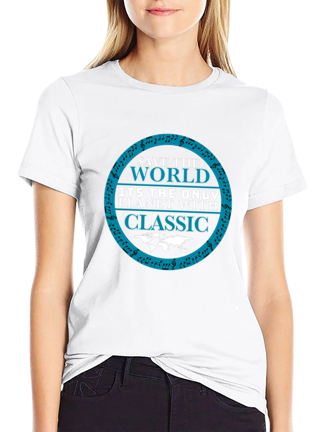 Save The World Classic Music Tee