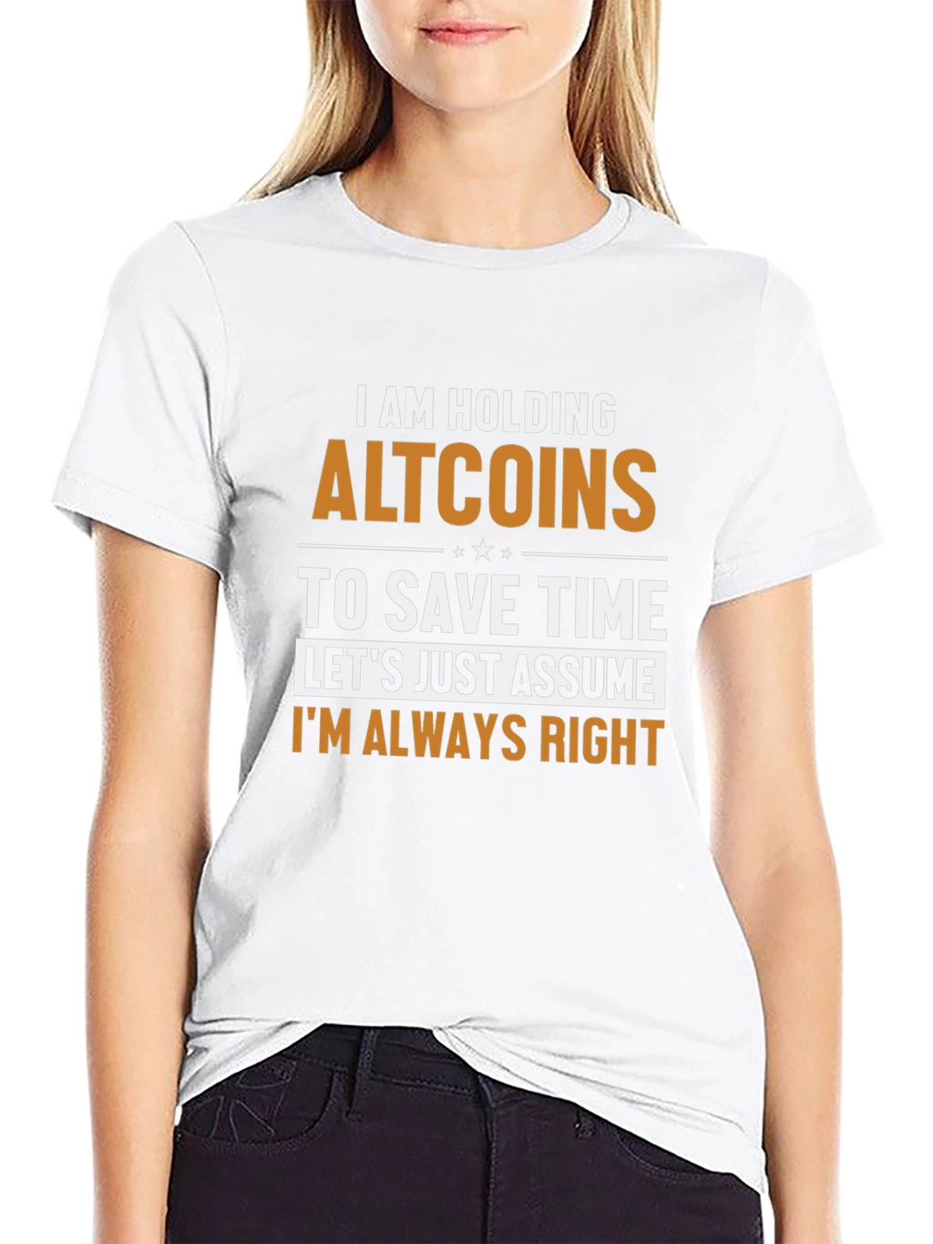 Altcoins T-Shirt - Im Always Right Funny Crypto Tee