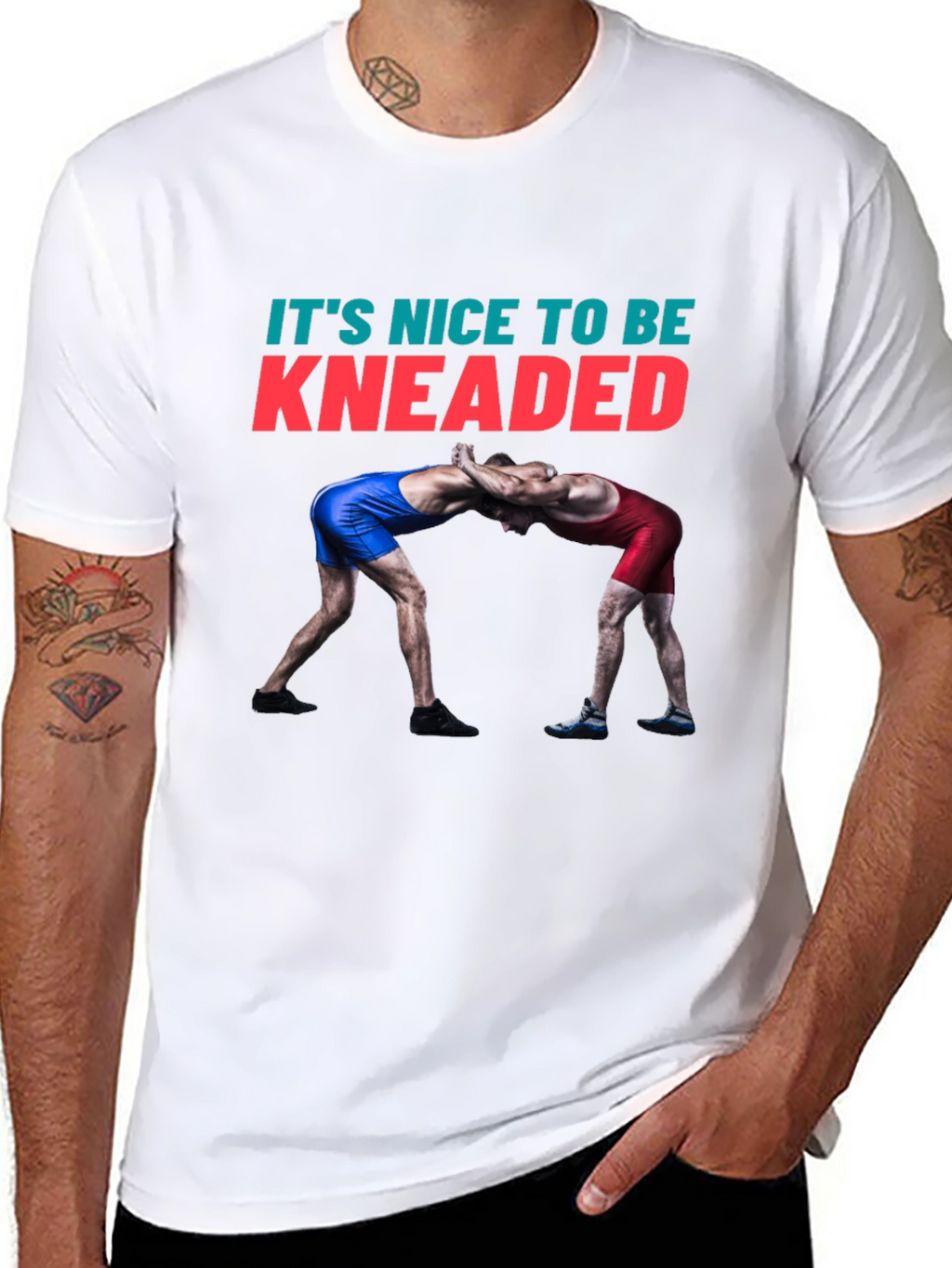 Its Nice To Be Kneaded Wrestling T-Shirt