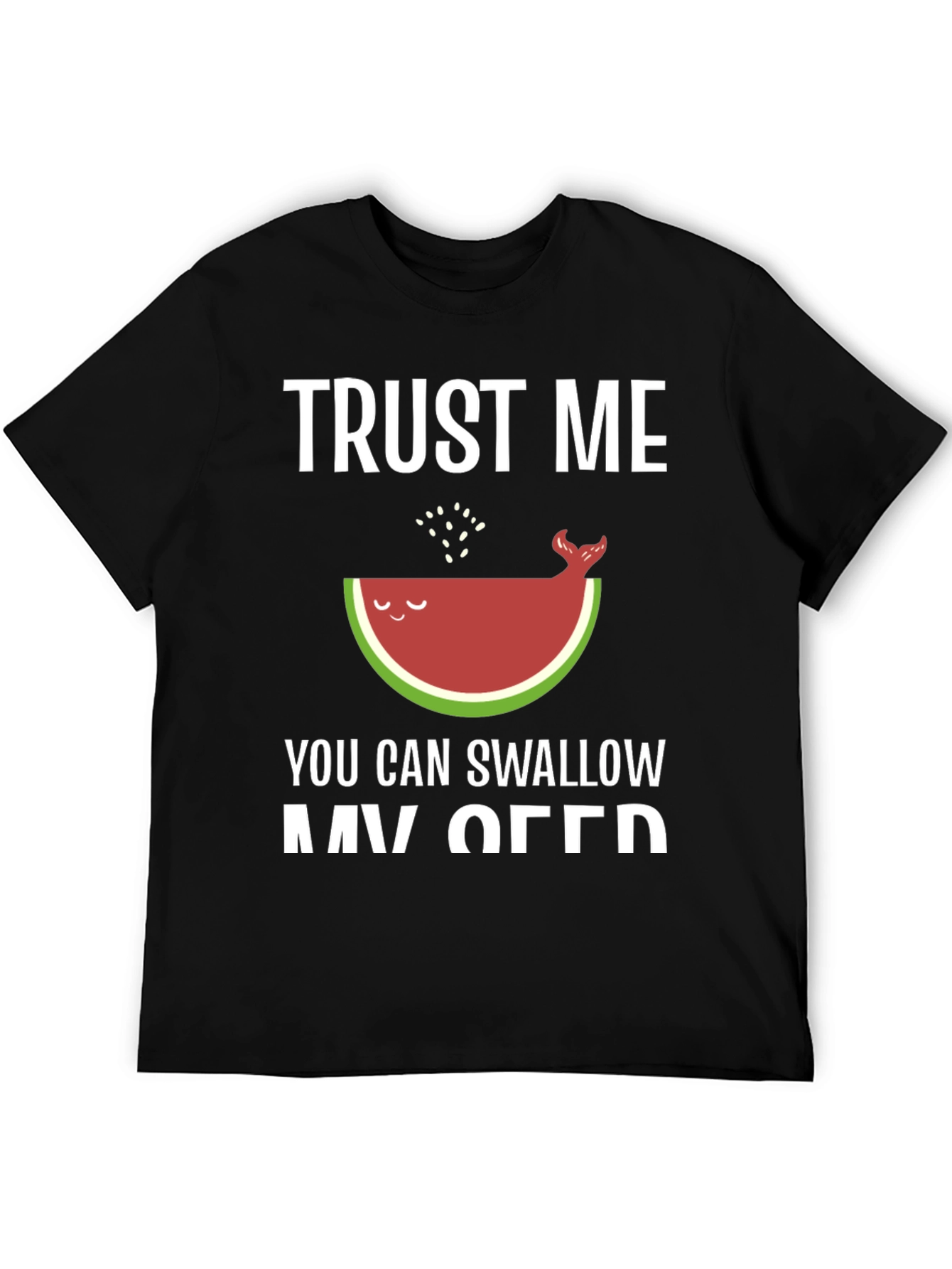 Trust Me Watermelon Whale Funny T-Shirt