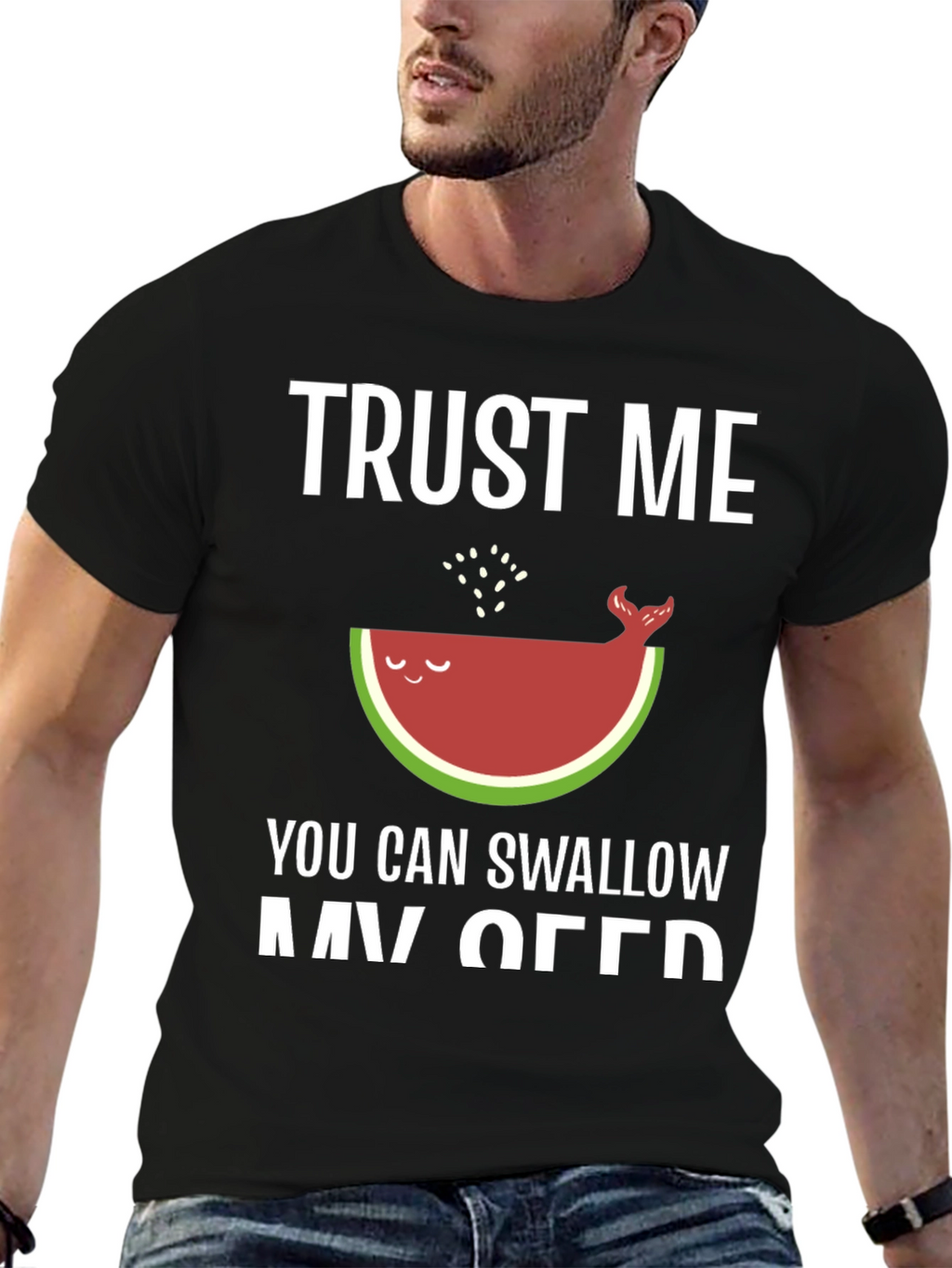 Trust Me Watermelon Whale Funny T-Shirt
