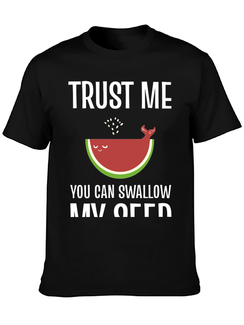 Trust Me Watermelon Whale Funny T-Shirt