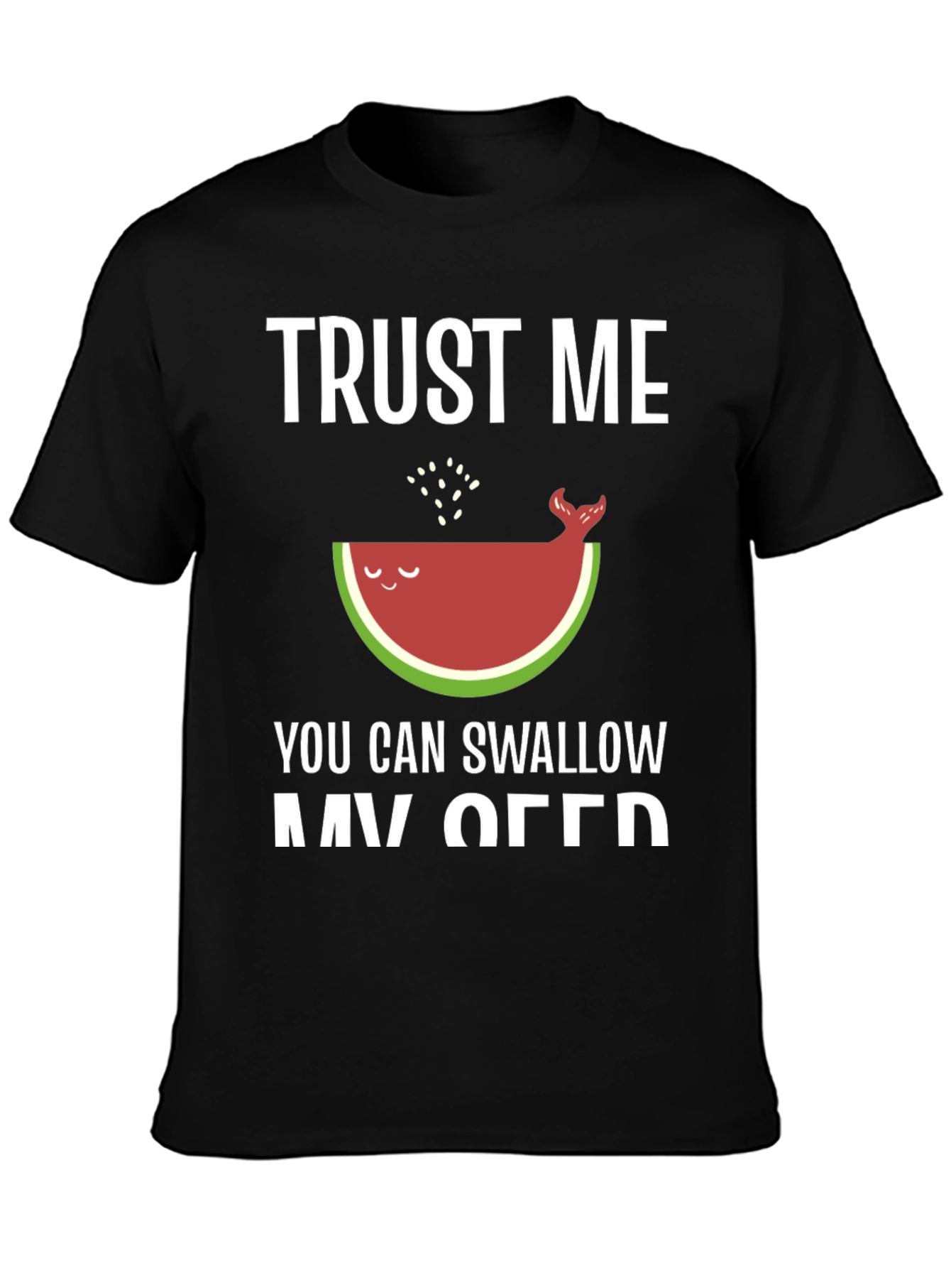 Trust Me Watermelon Whale Funny T-Shirt