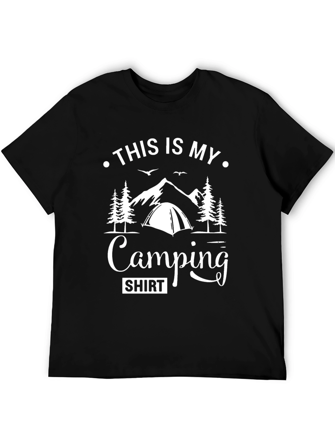 Camping Shirt - This Is My Camping Shirt Graphic Tee