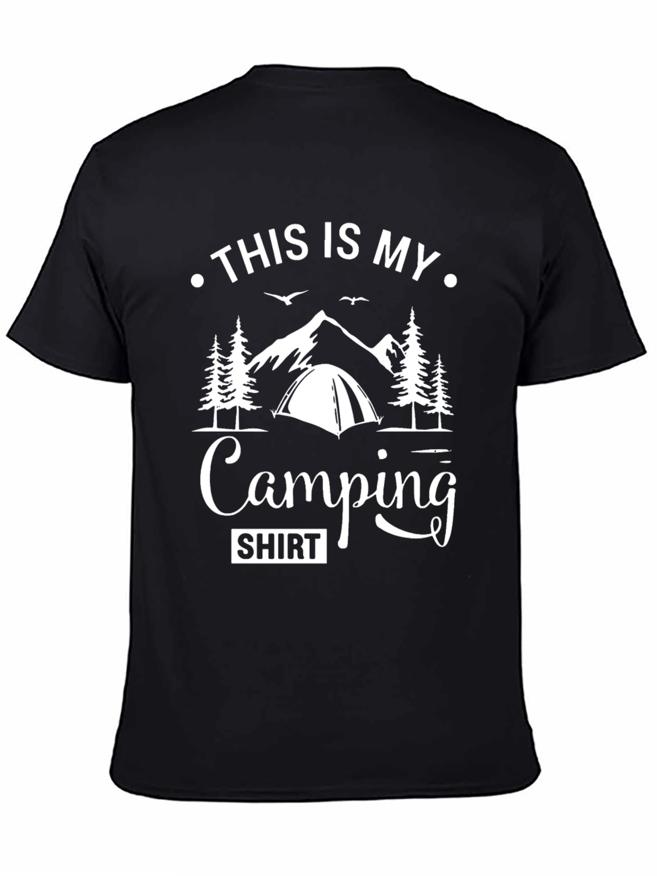 Camping Shirt - This Is My Camping Shirt Graphic Tee