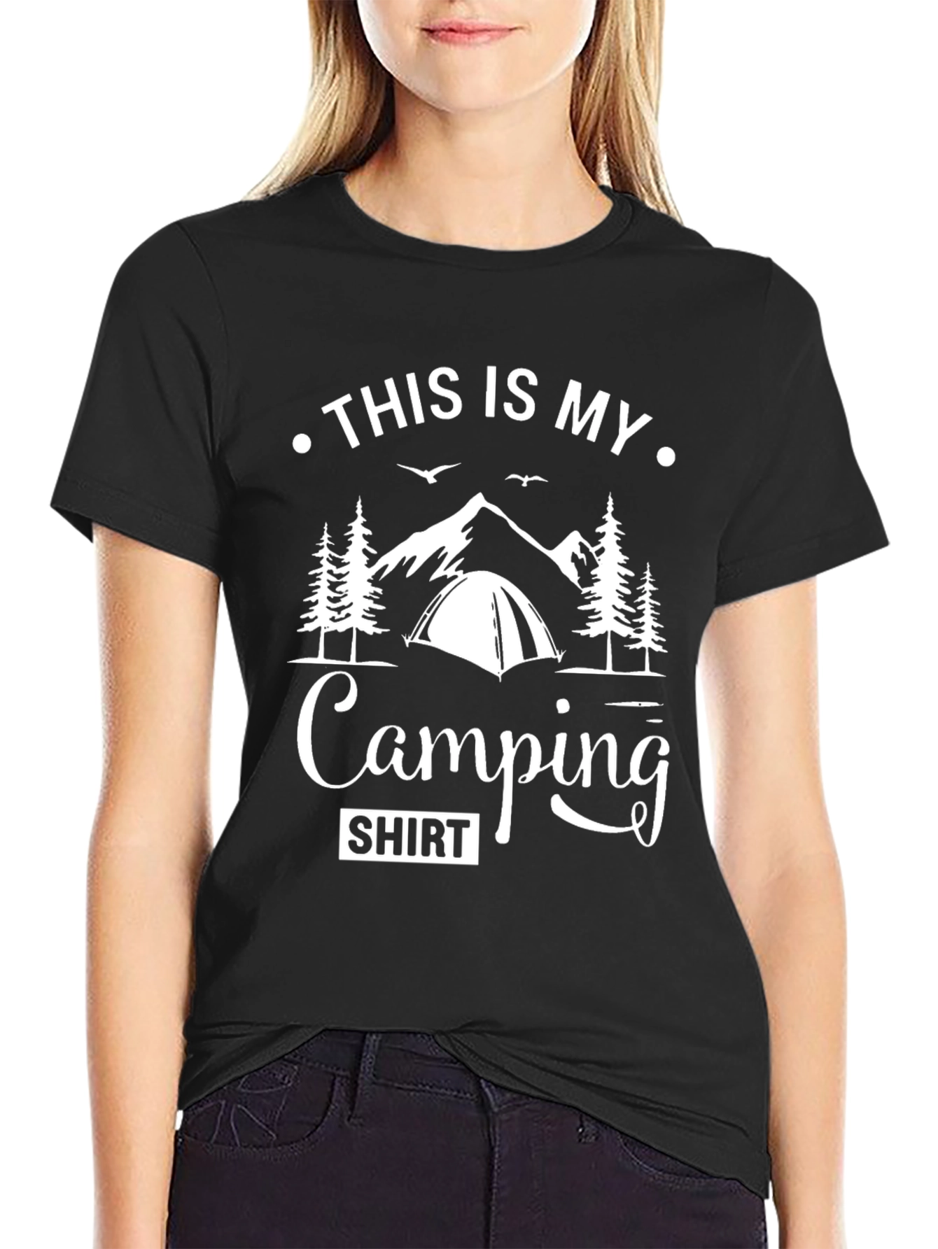 Camping Shirt - This Is My Camping Shirt Graphic Tee