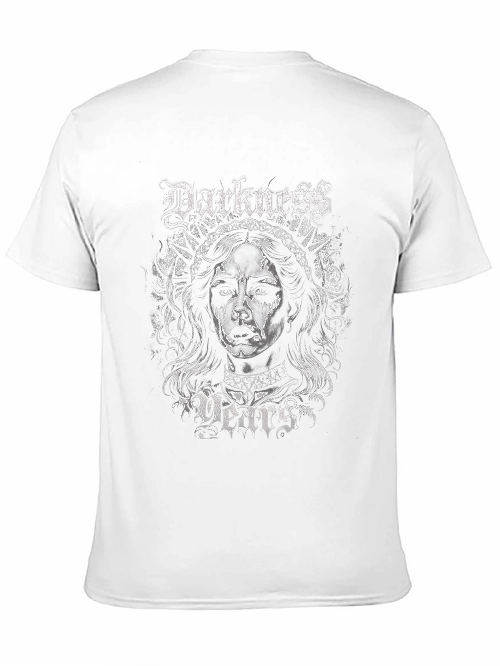 Darkness Years Graphic Print Black T-Shirt