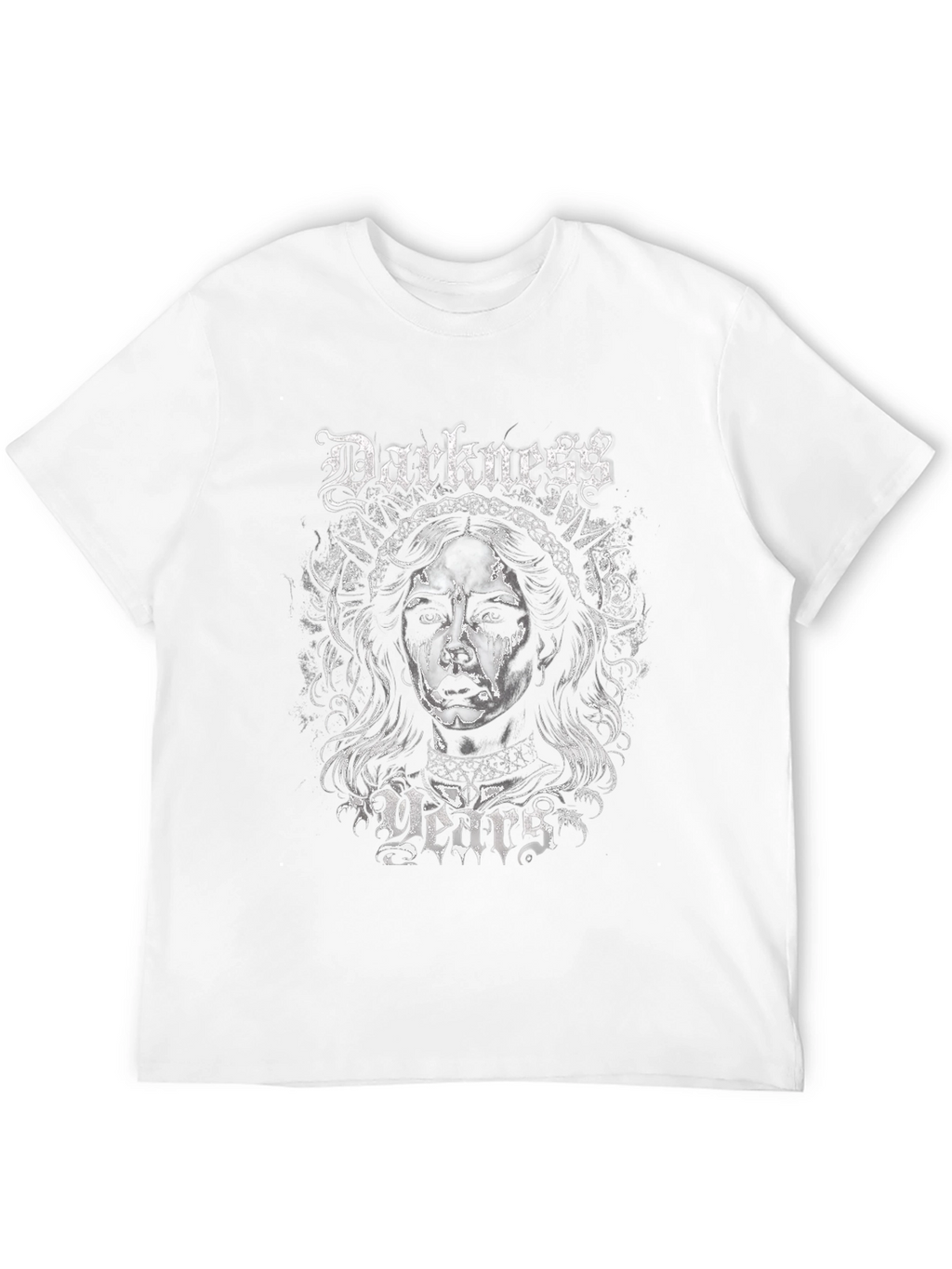 Darkness Years Graphic Print Black T-Shirt