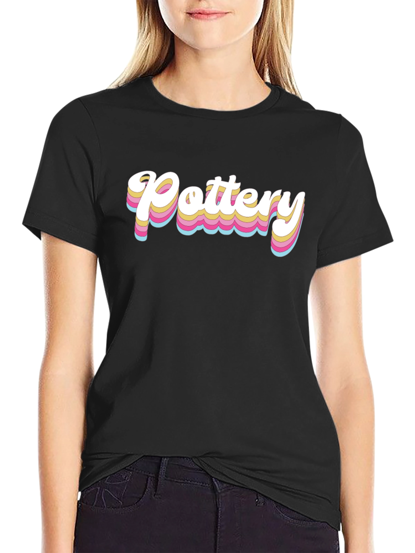 Retro Pottery T-Shirt - Stylish Graphic Tee