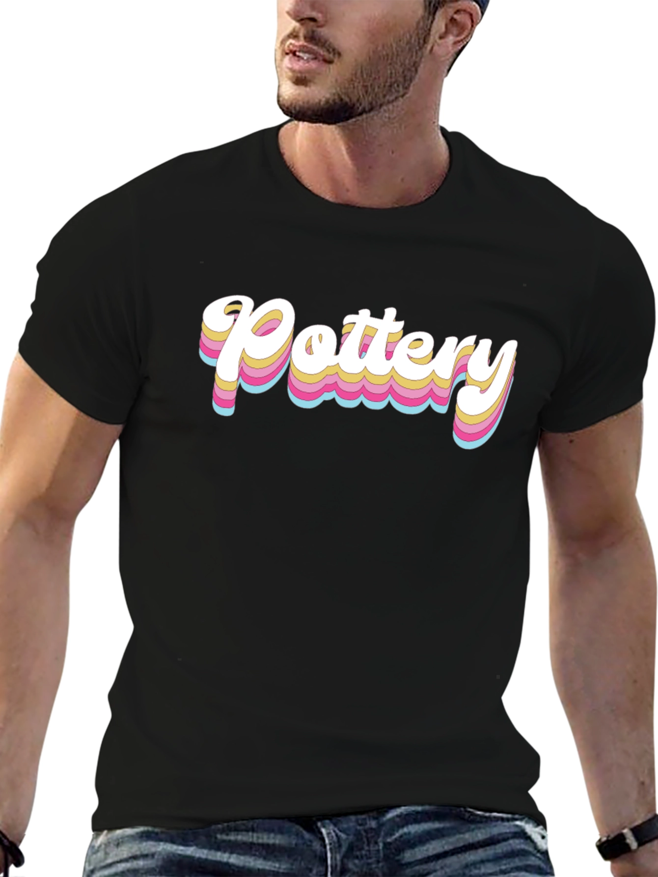 Retro Pottery T-Shirt - Stylish Graphic Tee