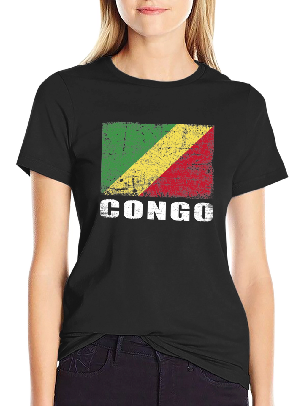 Congo Flag Graphic T-Shirt
