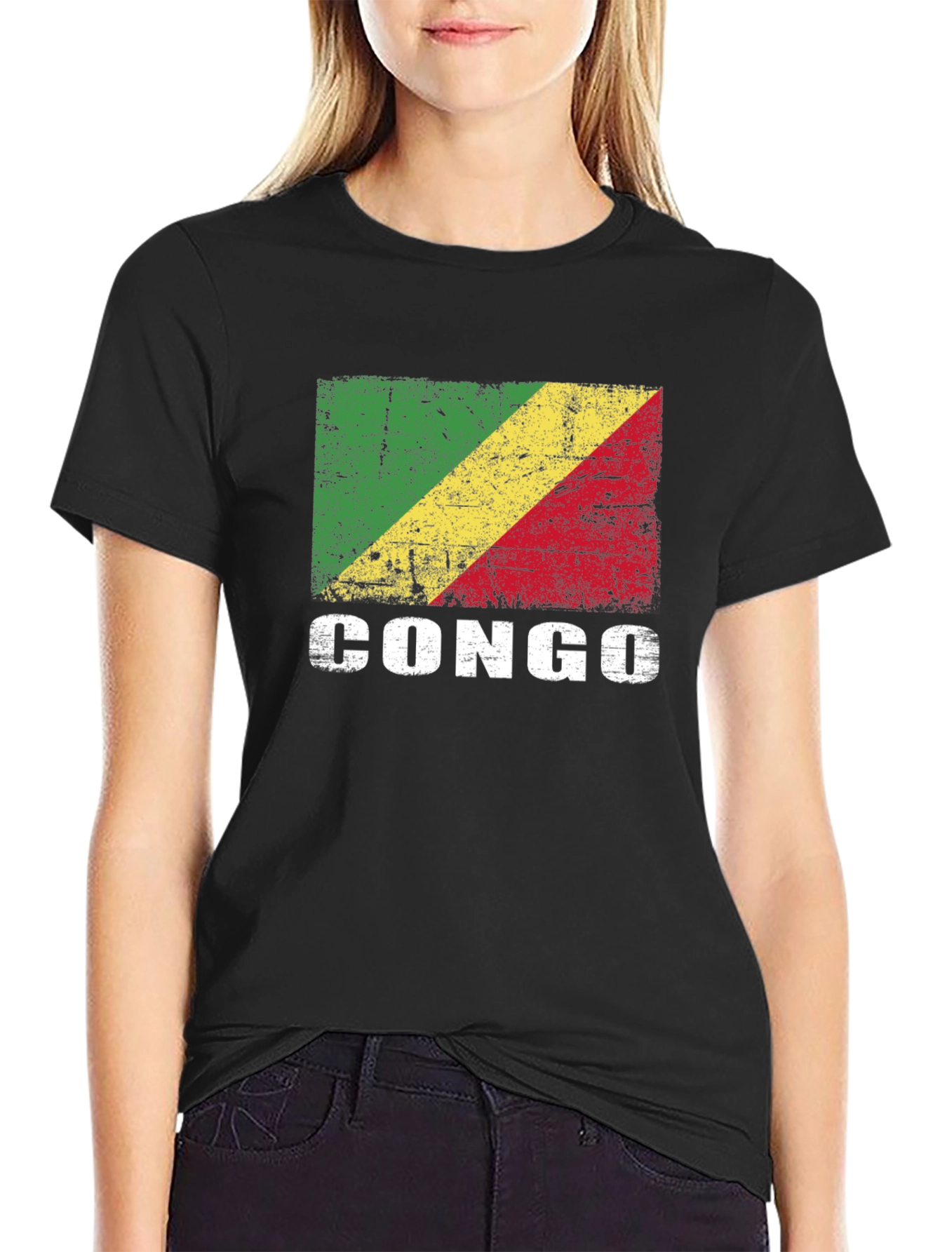 Congo Flag Graphic T-Shirt