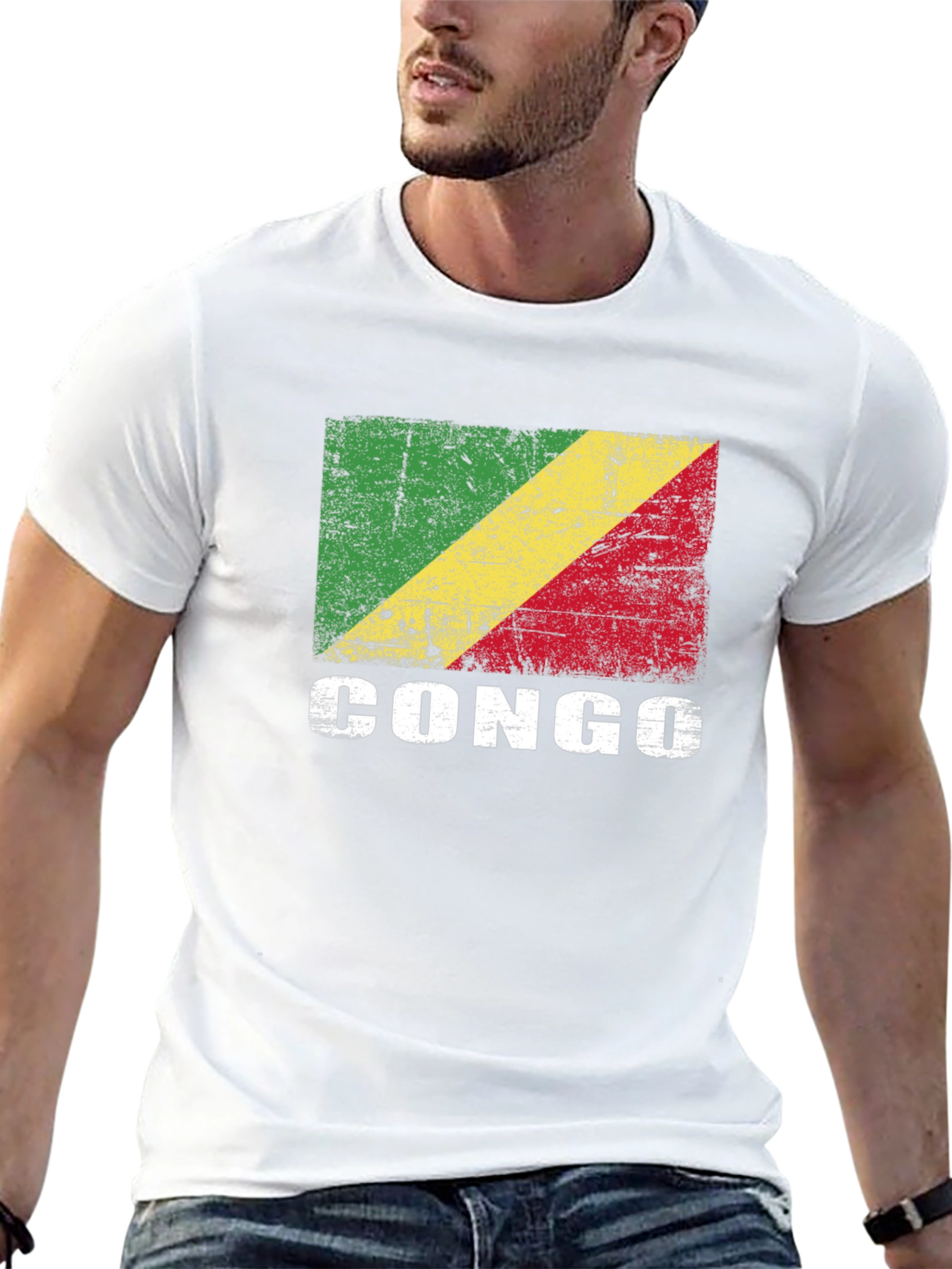 Congo Flag Graphic T-Shirt