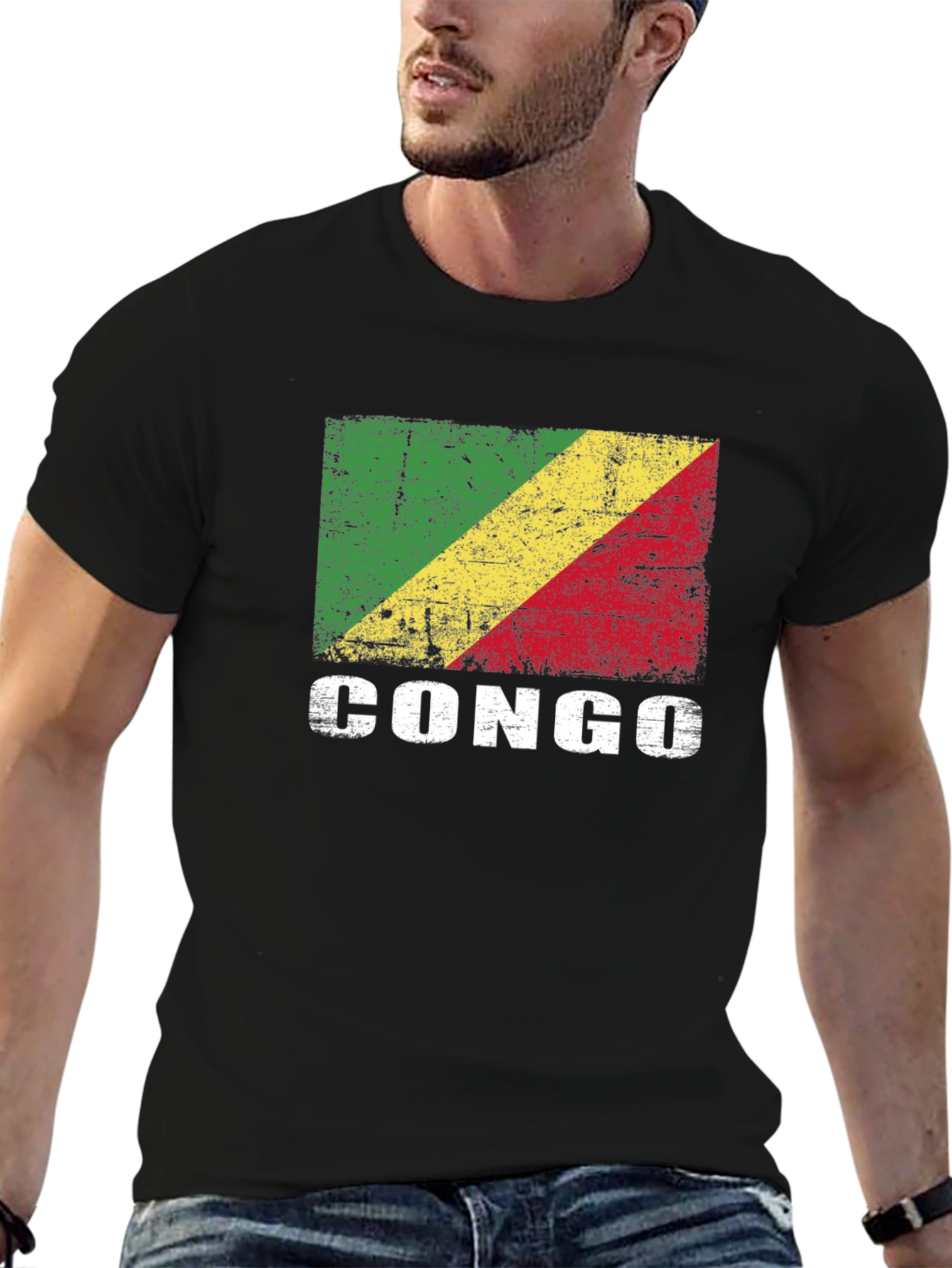 Congo Flag Graphic T-Shirt