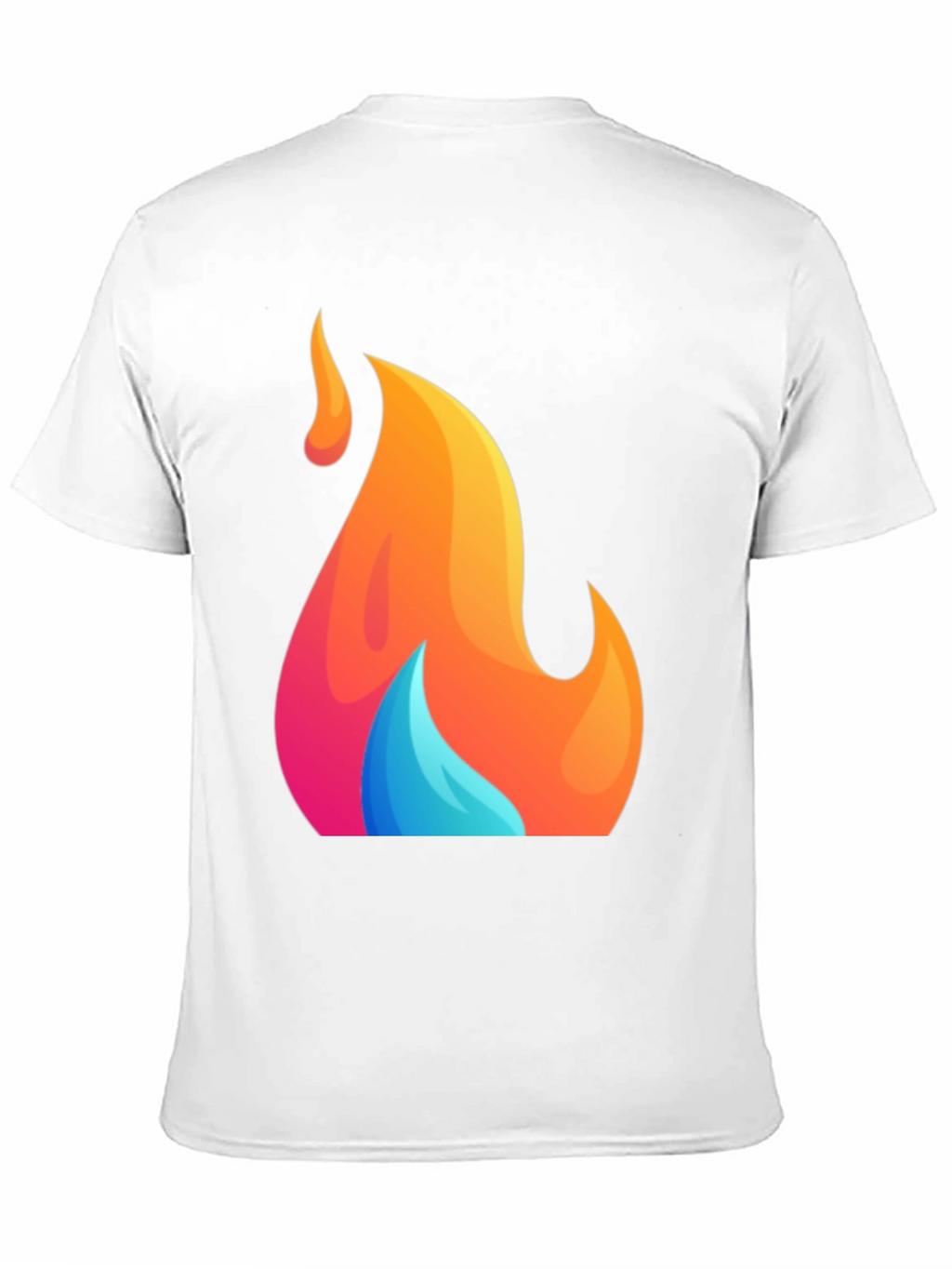 Flame Graphic Tee - Mens Black T-Shirt