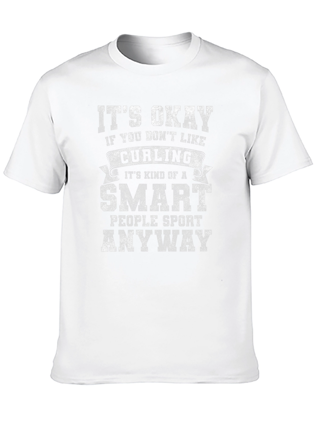 Curling Smart People Sport T-Shirt