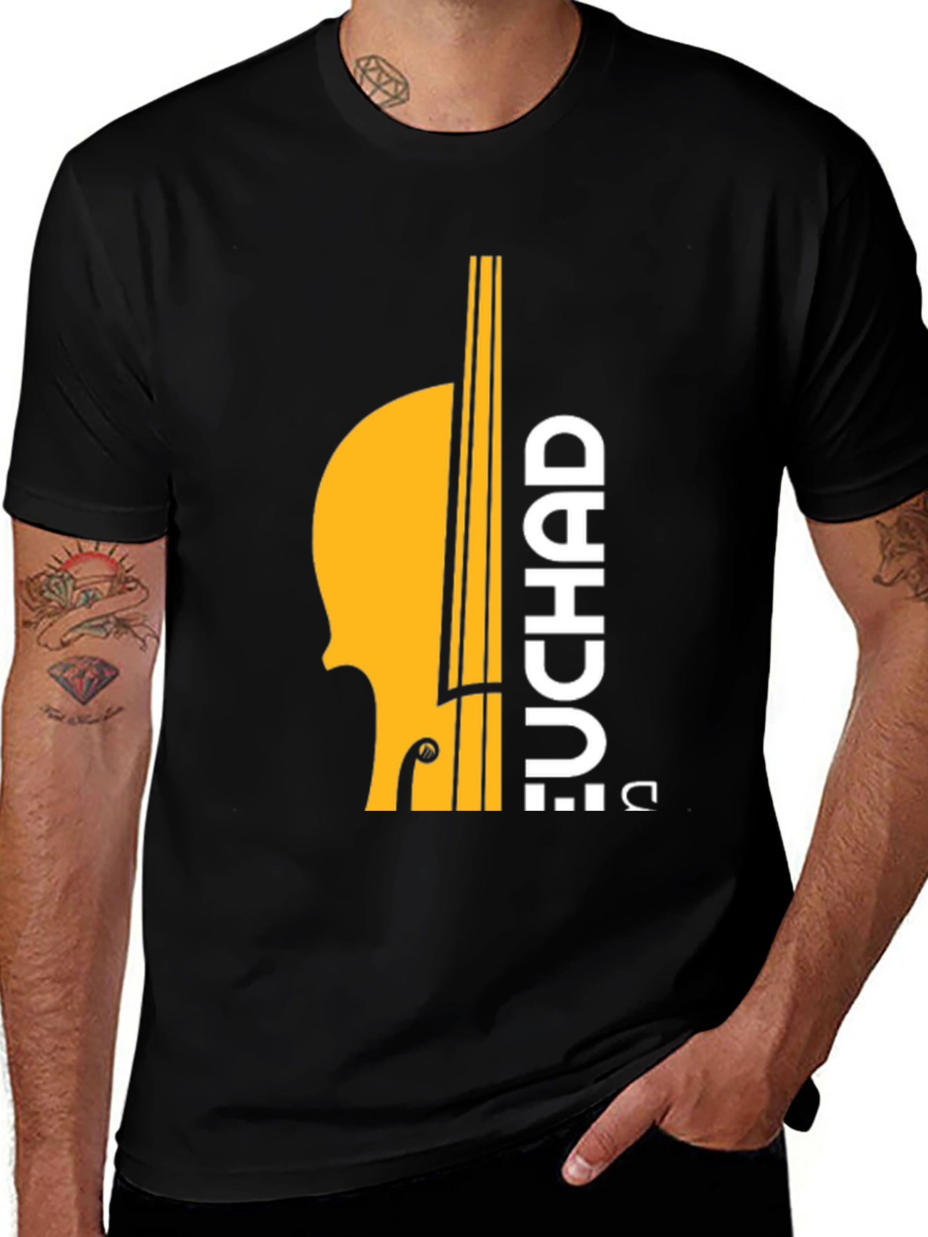 Chad Bass Player T-Shirt - Musical Graphic Tee