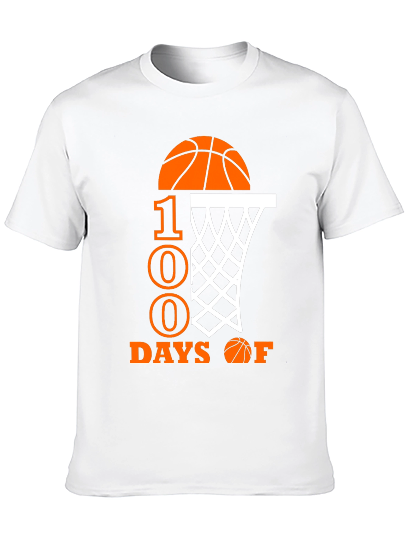 100 Days of School Basketball T-Shirt