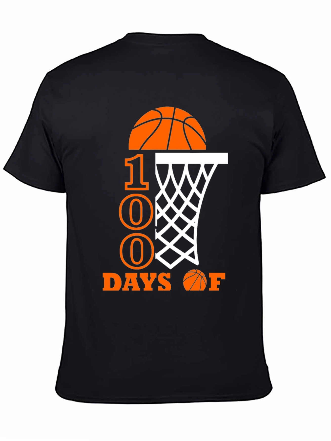 100 Days of School Basketball T-Shirt