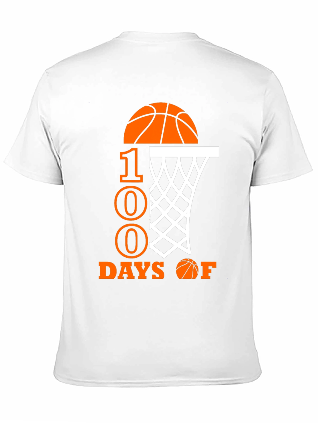 100 Days of School Basketball T-Shirt